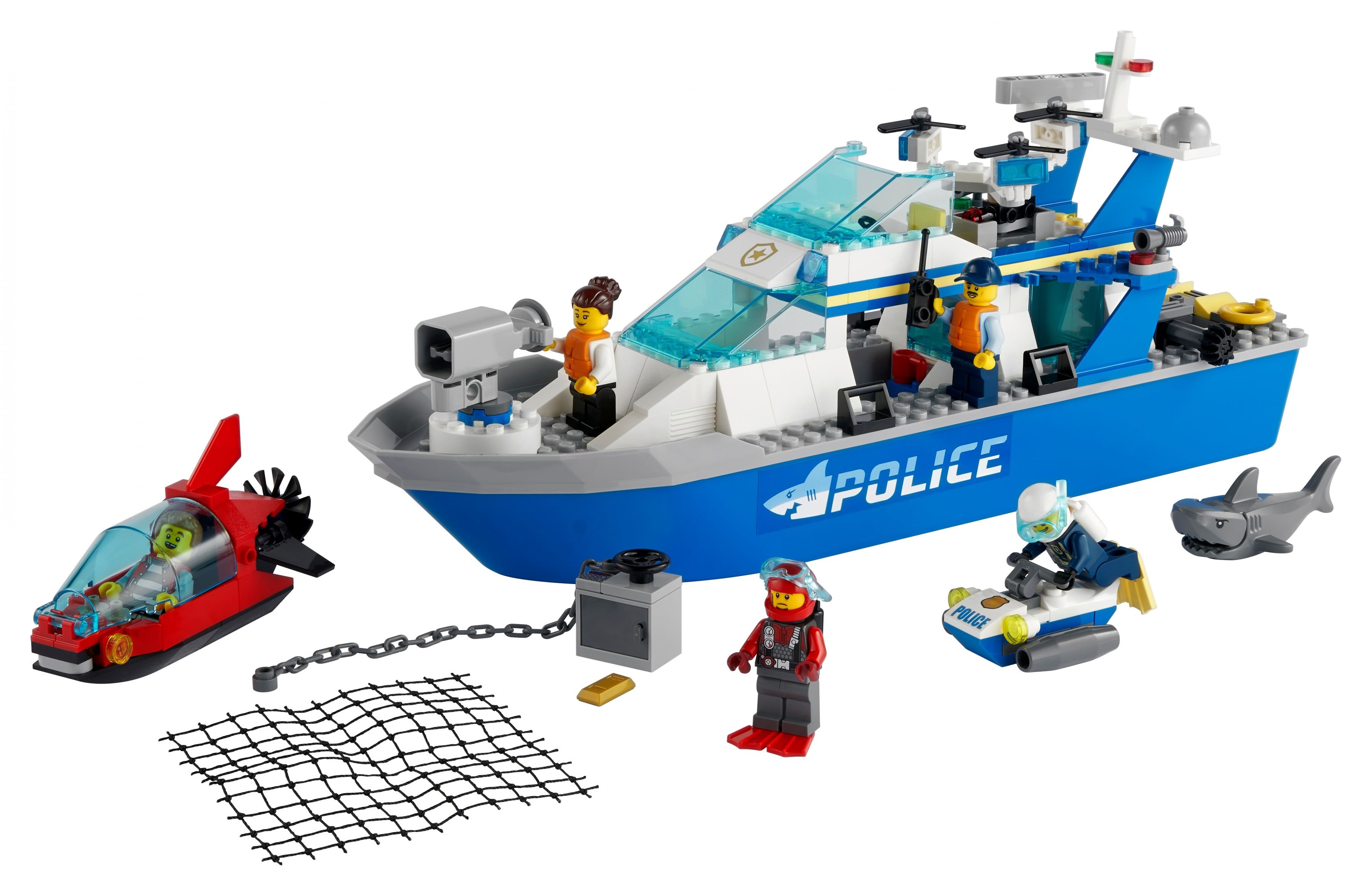 LEGO City 60277 Polizeiboot