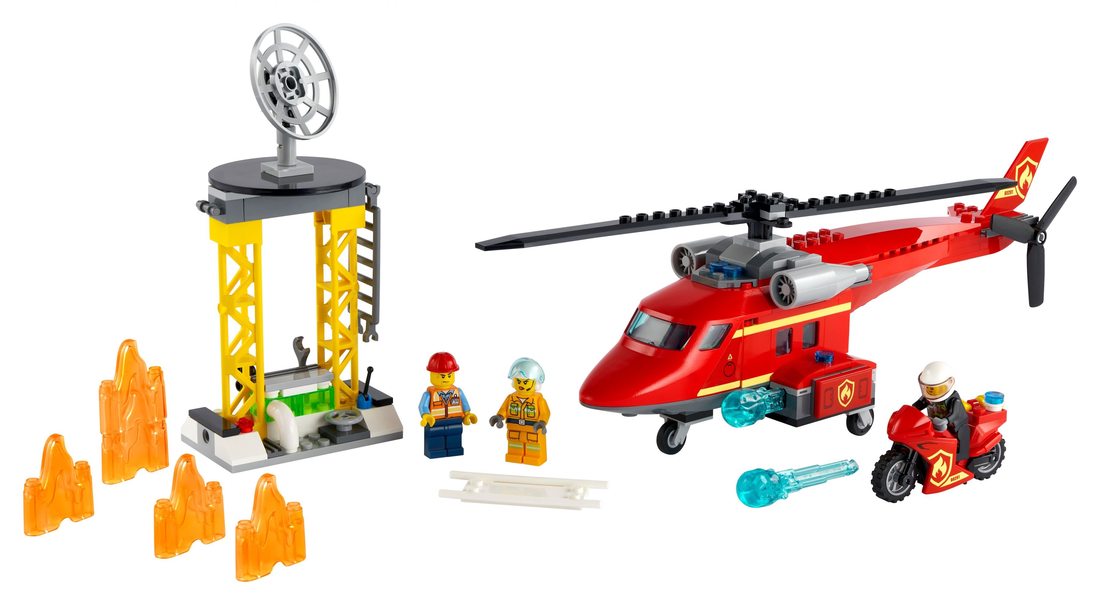 LEGO City Fire 60281 Feuerwehrhubschrauber NEU und OVP