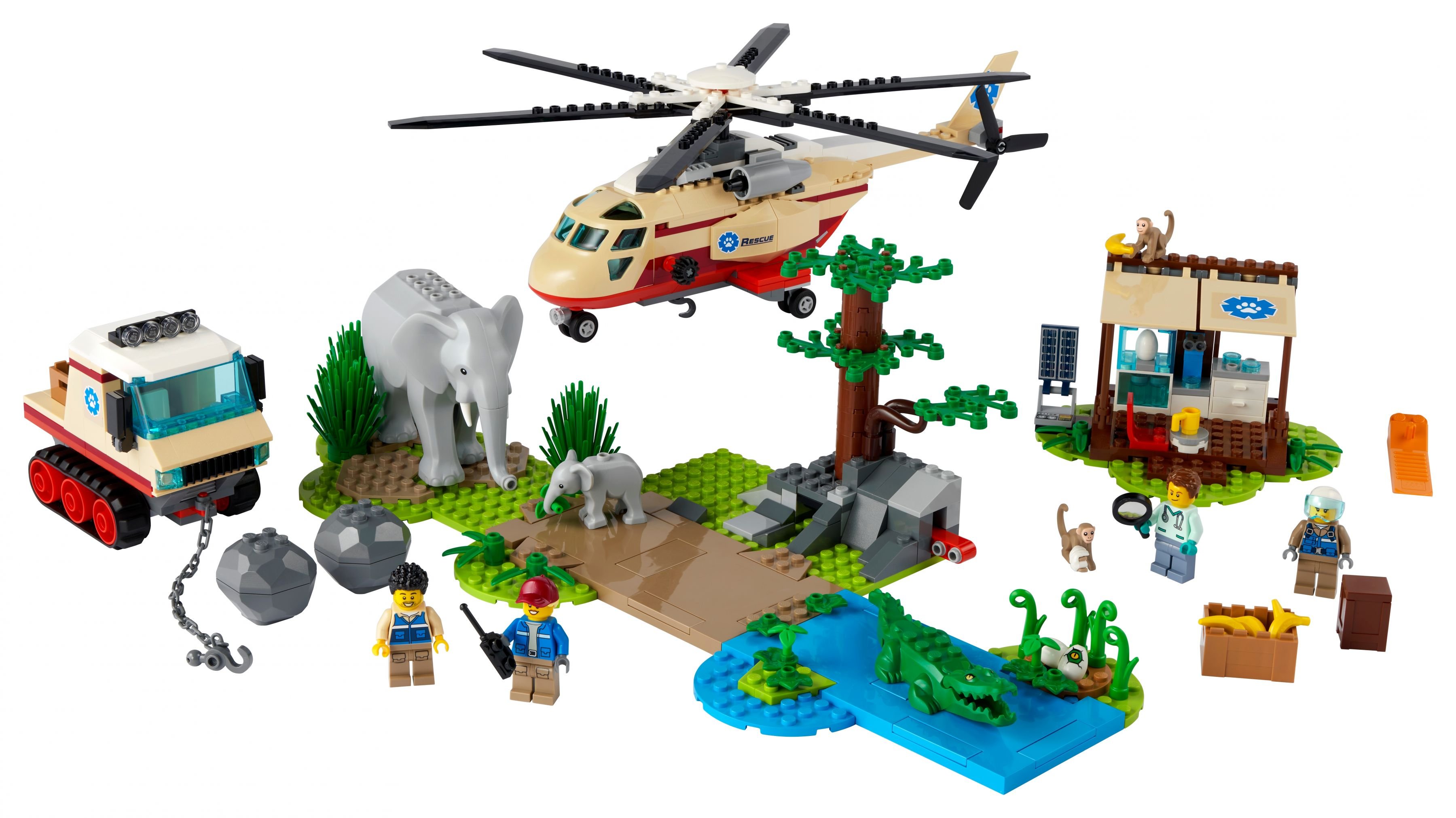 60302 Tierrettungseinsatz mit Elefant LEGO City Neu & OVP