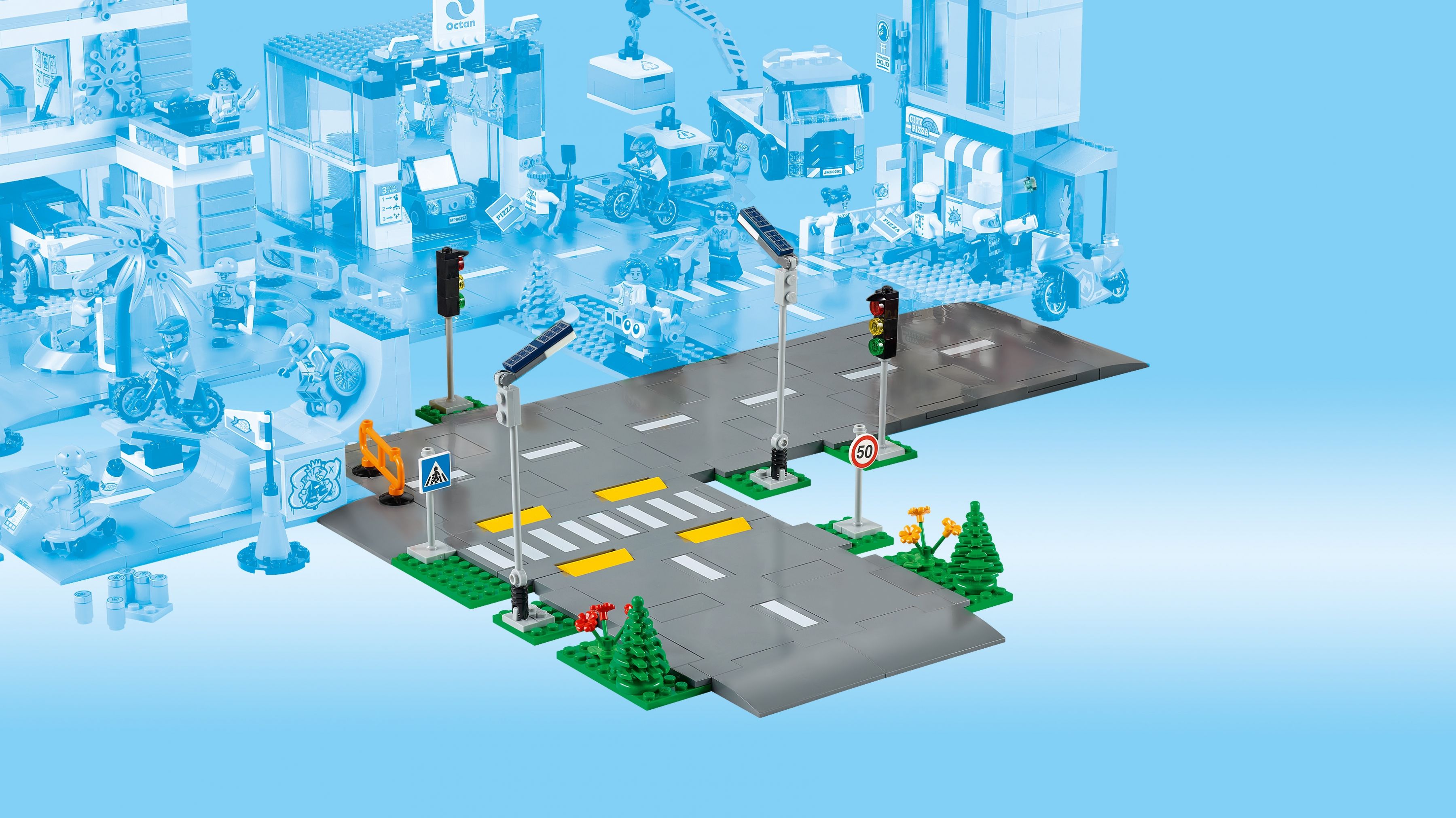 LEGO® City  60304  " Straßenkreuzung mit Ampeln " NEU & OVP 