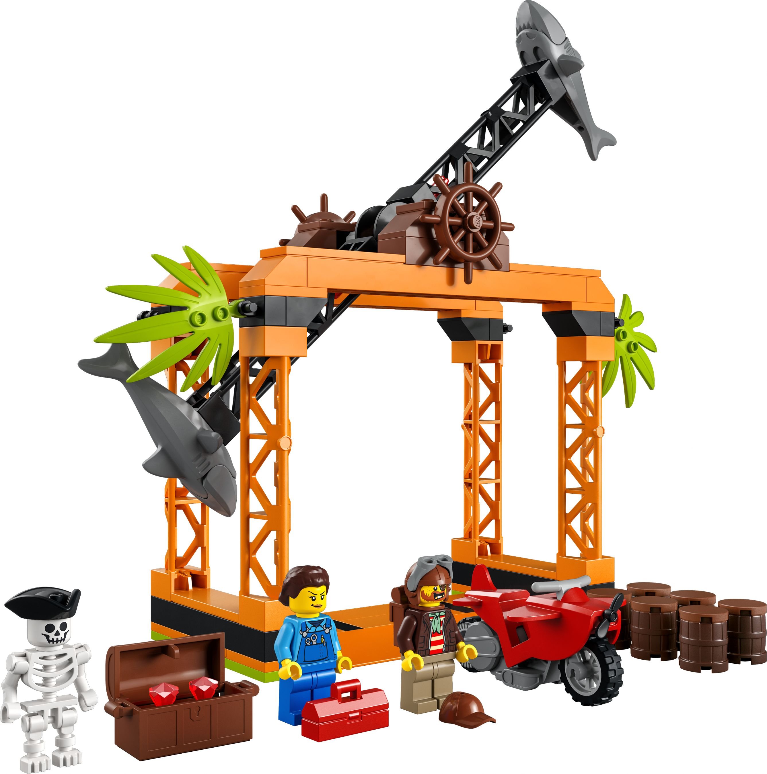 LEGO City 60342 Haiangriff-Stuntchallenge
