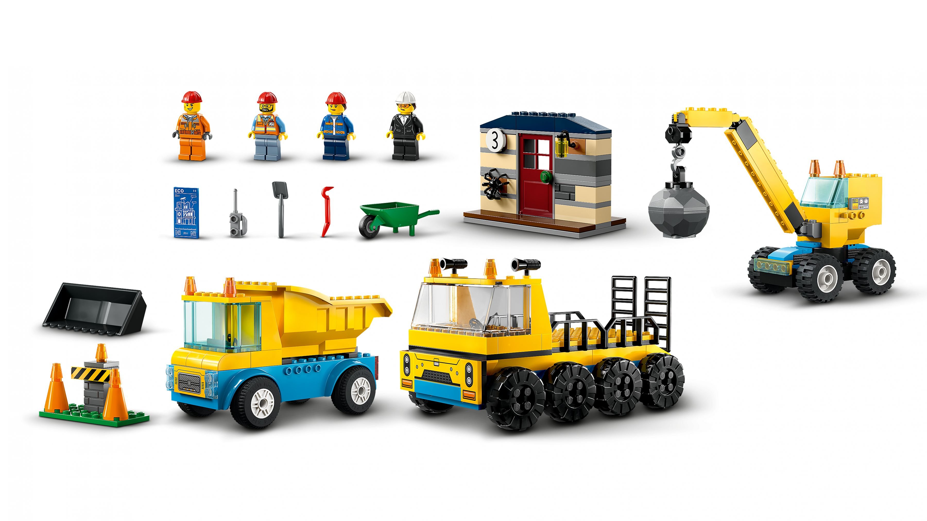 LEGO City 60391 Baufahrzeuge und Kran mit Abrissbirne LEGO_60391_WEB_SEC02_NOBG.jpg