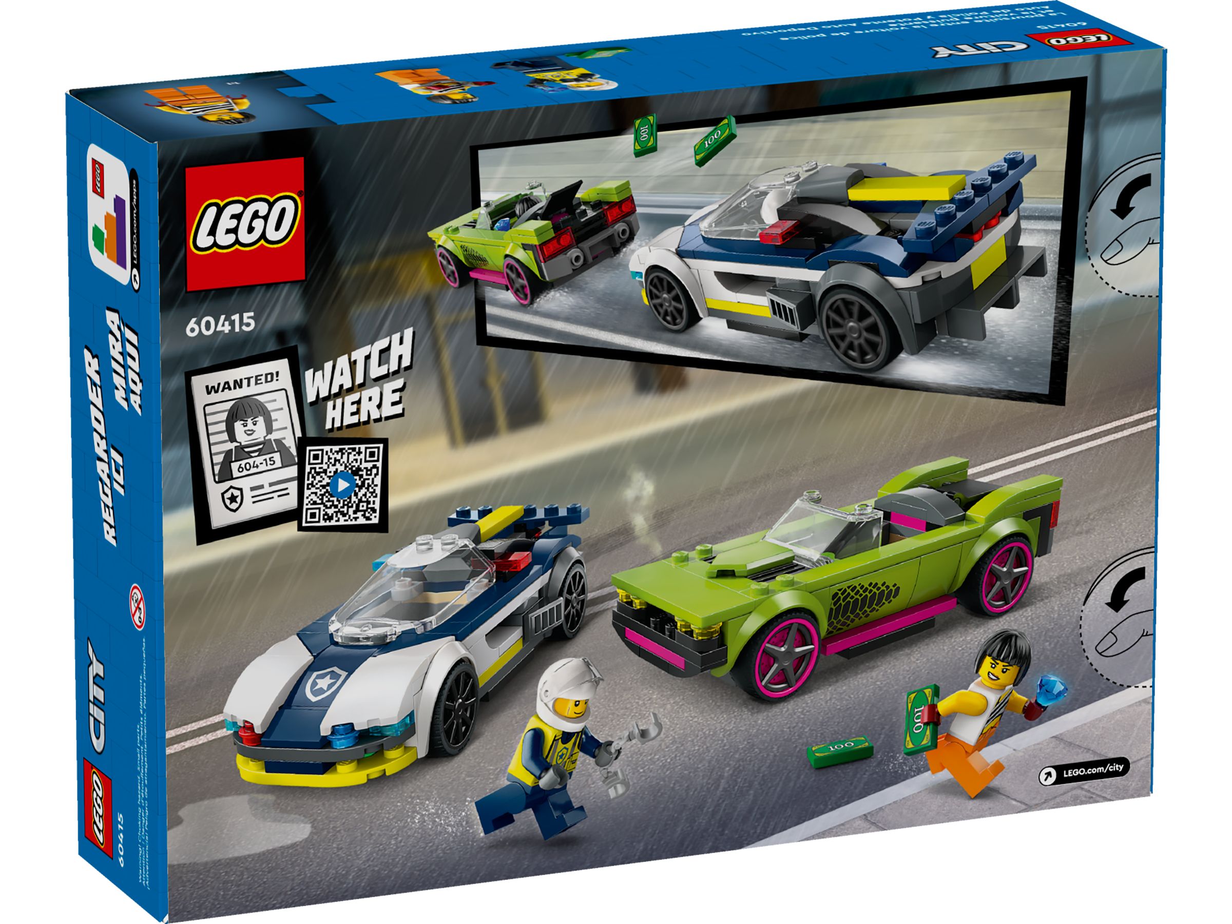 LEGO City 60415 Verfolgungsjagd mit Polizeiauto und Muscle Car LEGO_60415_alt4.jpg