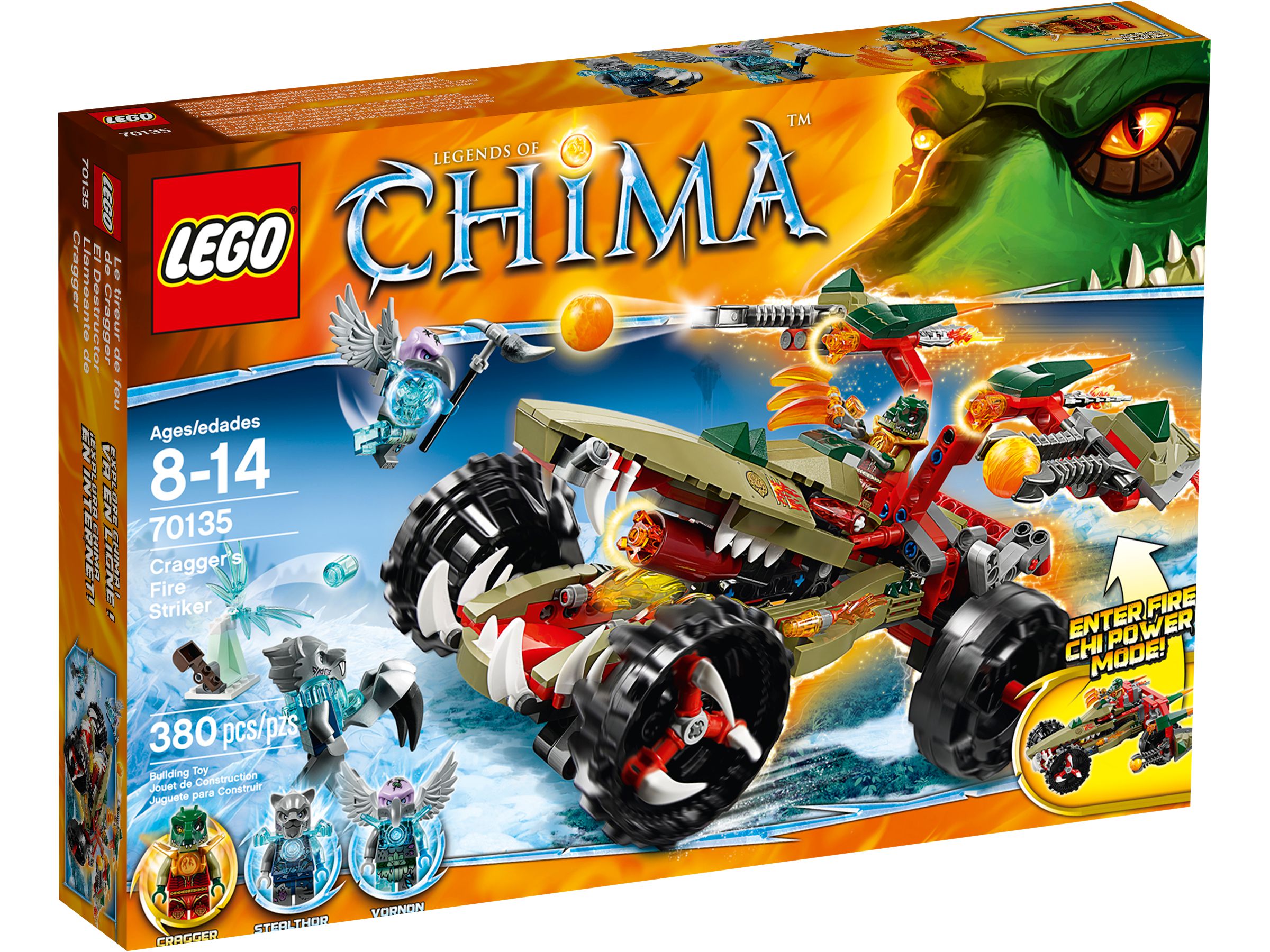 LEGO Legends Of Chima 70135 Craggers Feuer-Striker LEGO_70135_alt1.jpg