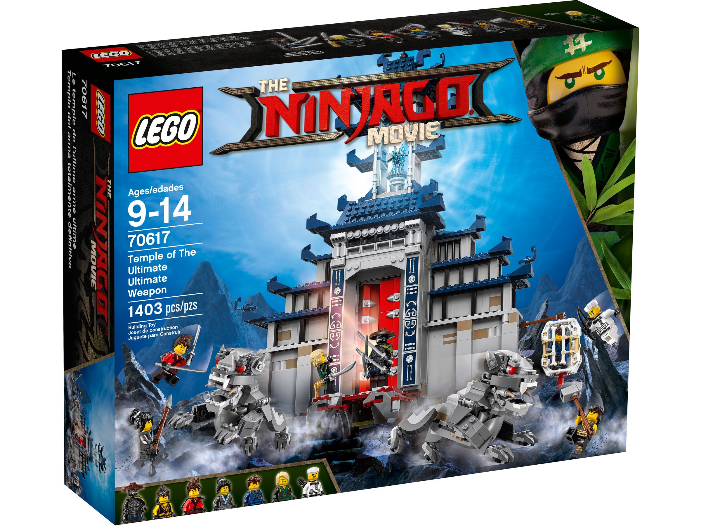 LEGO The LEGO Ninjago Movie 70617 Ultimativ ultimatives Tempel-Versteck LEGO_70617_Box1_v39.jpg