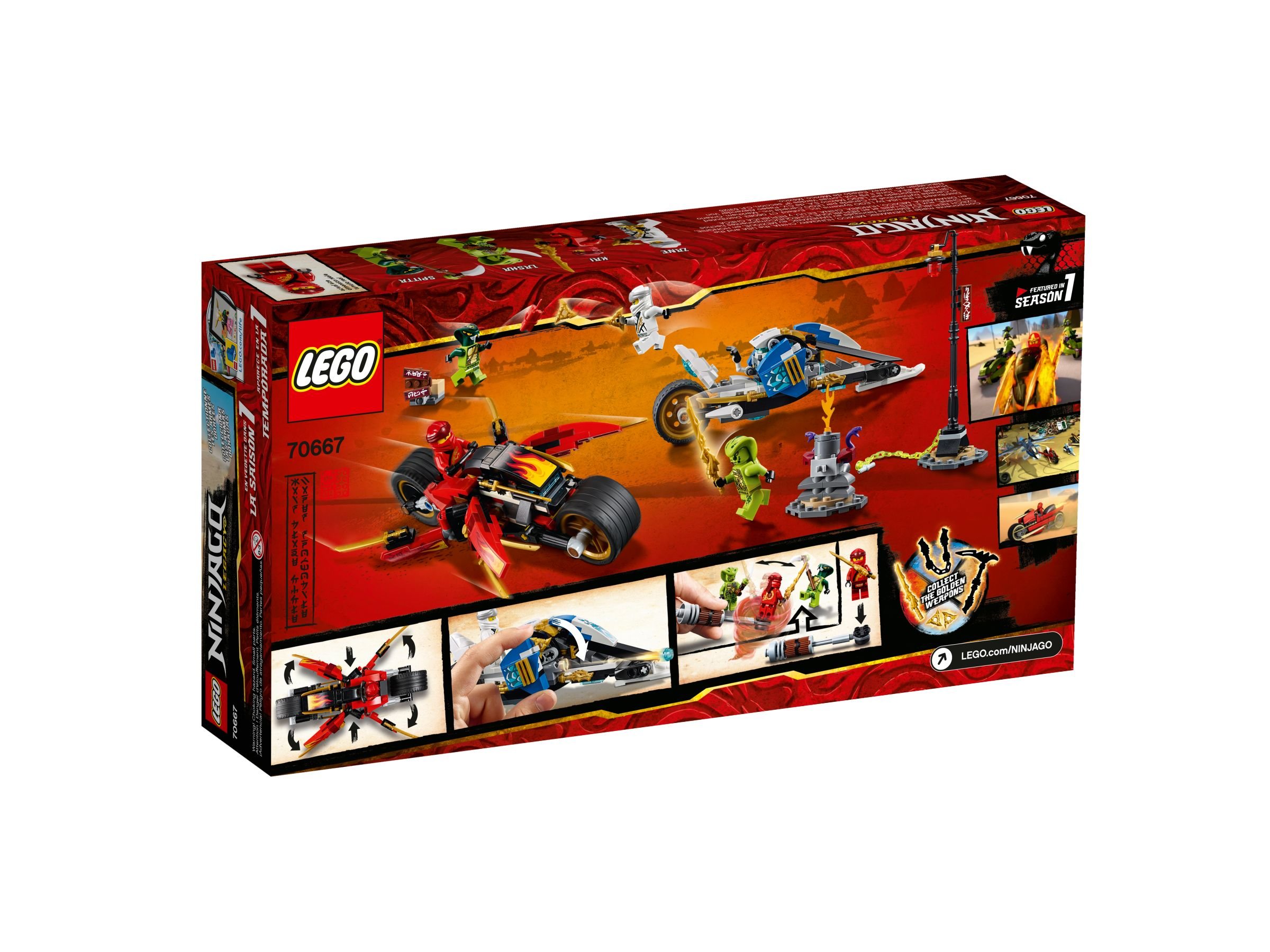 LEGO Ninjago 70667 Kais Feuer-Bike & Zanes Schneemobil LEGO_70667_alt4.jpg