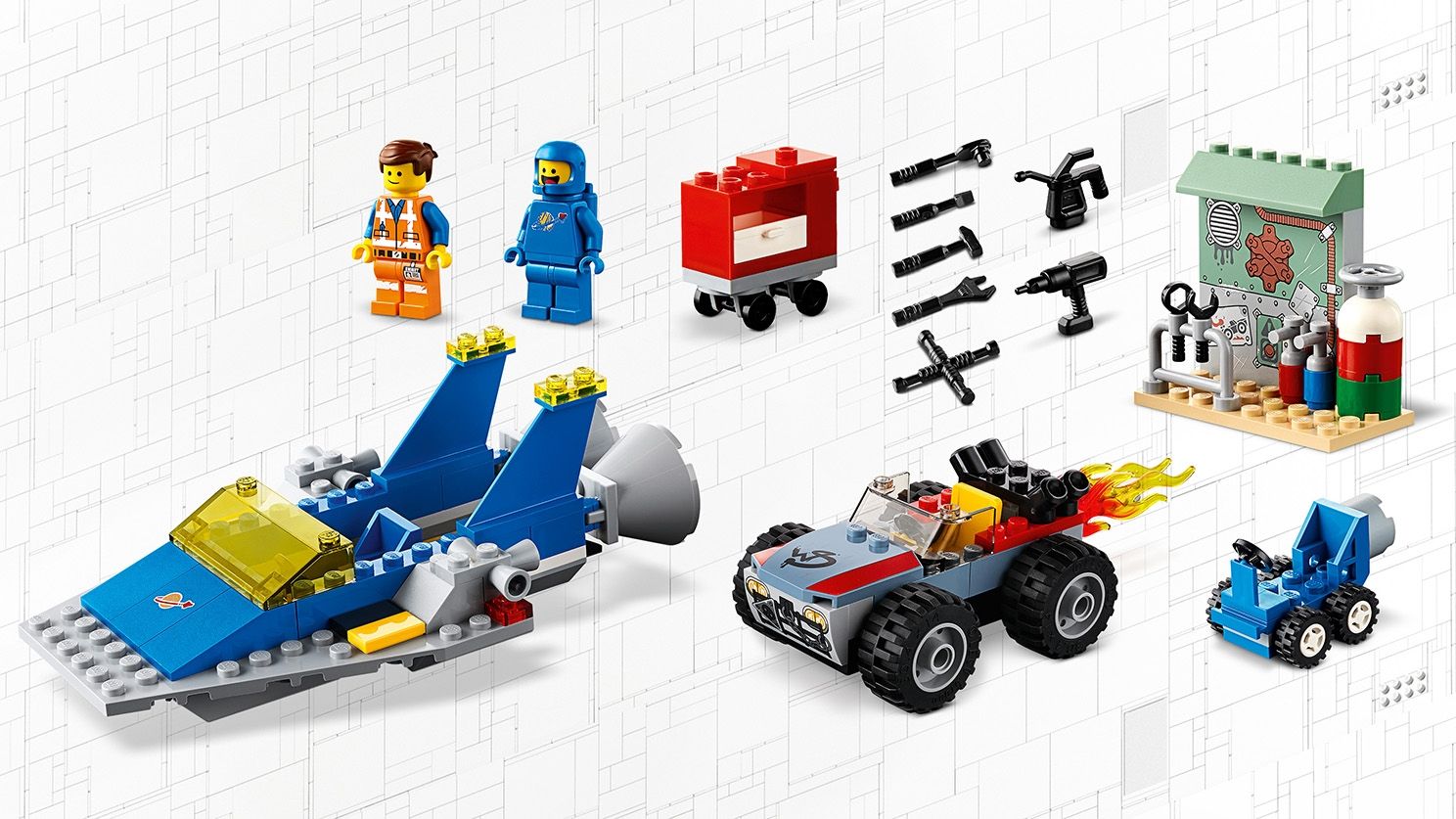 LEGO The LEGO Movie 2 70821 Emmets und Bennys Bau- und Reparaturwerkstatt! LEGO_70821_WEB_SEC01_1488.jpg