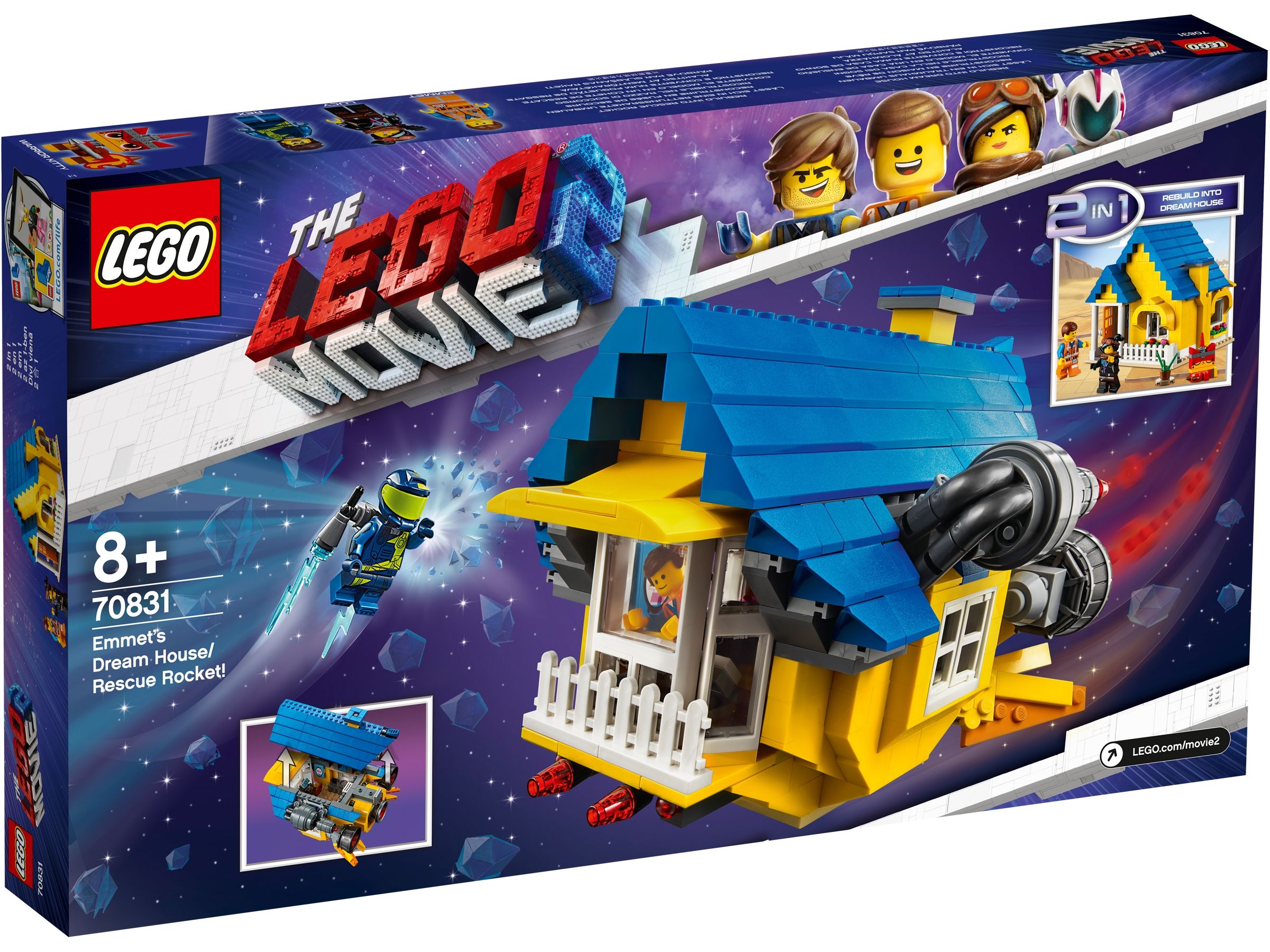 LEGO The LEGO Movie 2 70831 Emmets Traumhaus/Rettungsrakete! LEGO_70831_Box5_v29.jpg