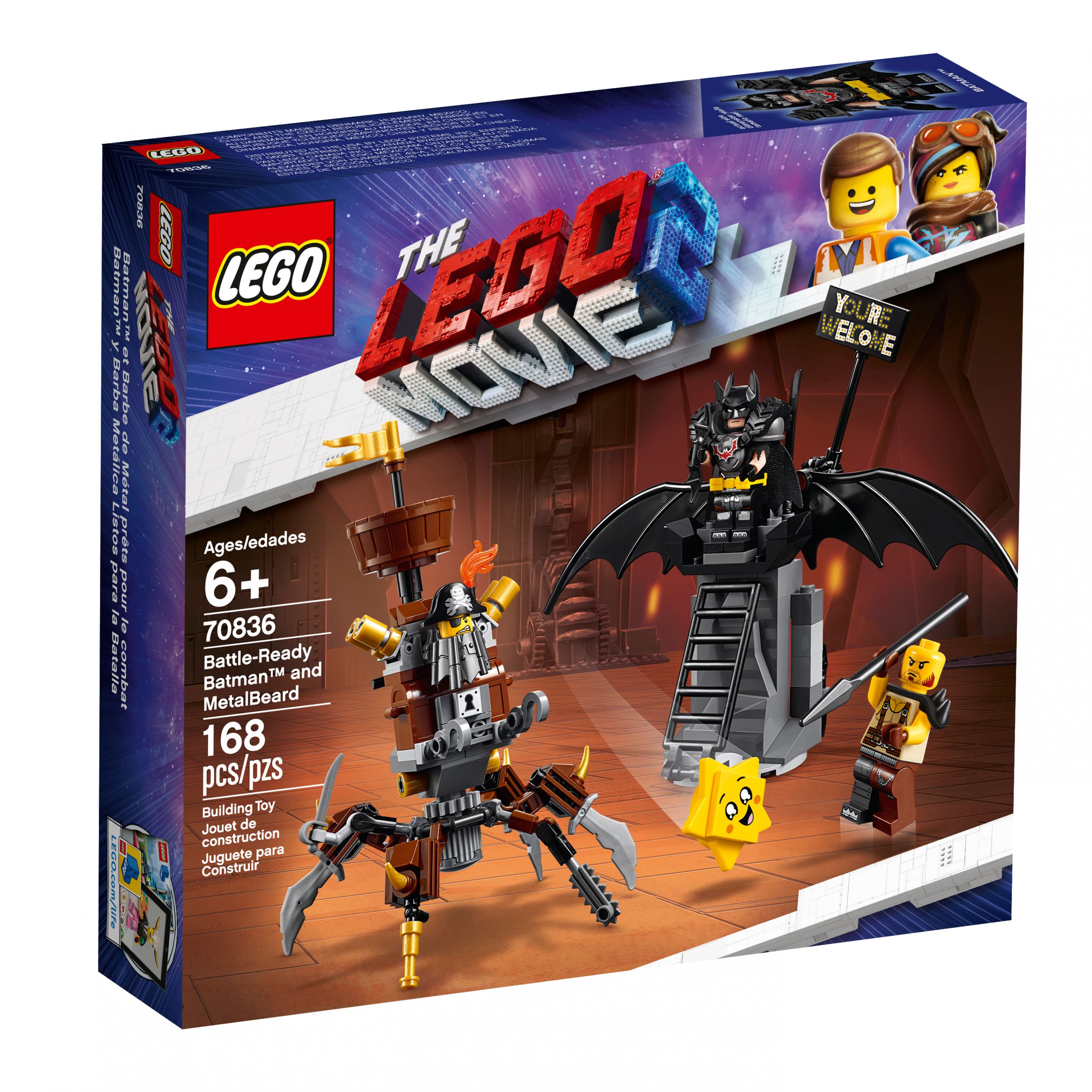 LEGO The LEGO Movie 2 70836 Einsatzbereiter Batman™ und Eisenbart LEGO_70836_alt1.jpg