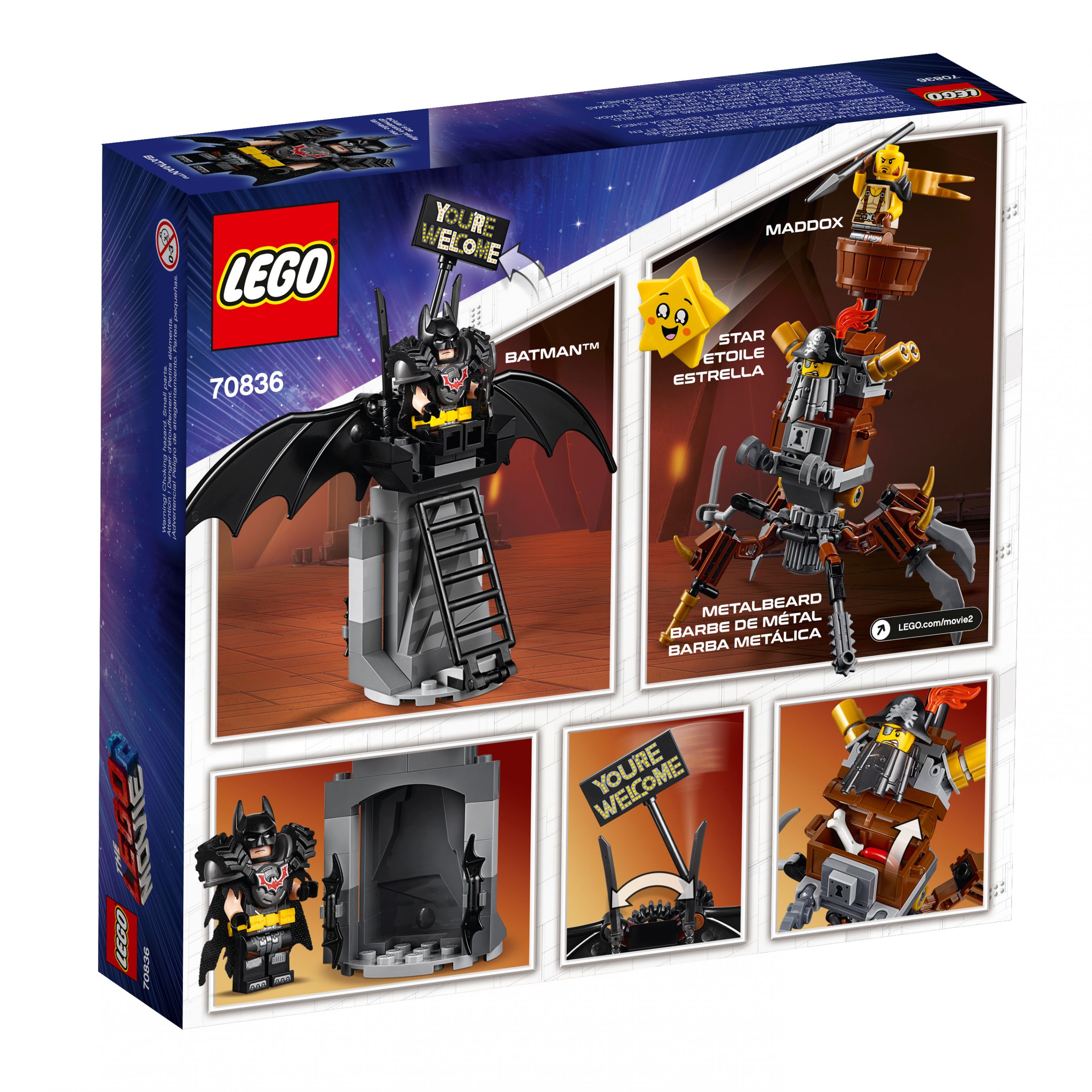 LEGO The LEGO Movie 2 70836 Einsatzbereiter Batman™ und Eisenbart LEGO_70836_alt2.jpg