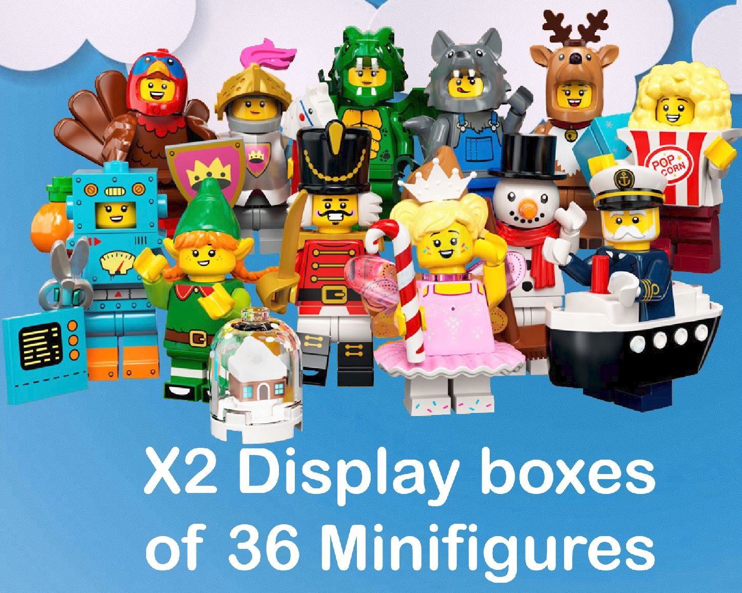 LEGO Collectable Minifigures 71034 LEGO® Minifiguren Serie 23 - 2x 36er Box