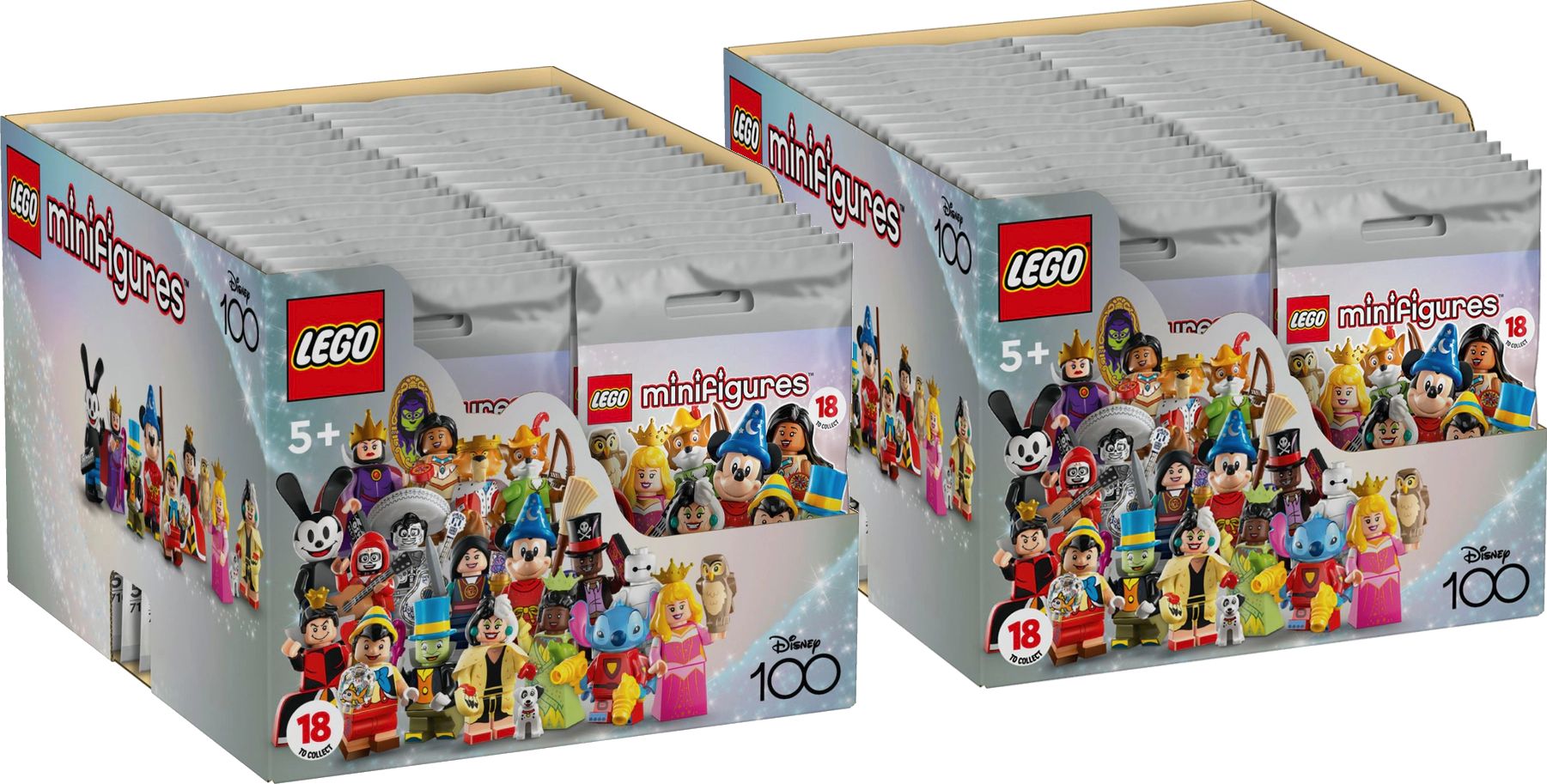 LEGO Collectable Minifigures 71038 Minifiguren Disney 100 - 2x 36er Box