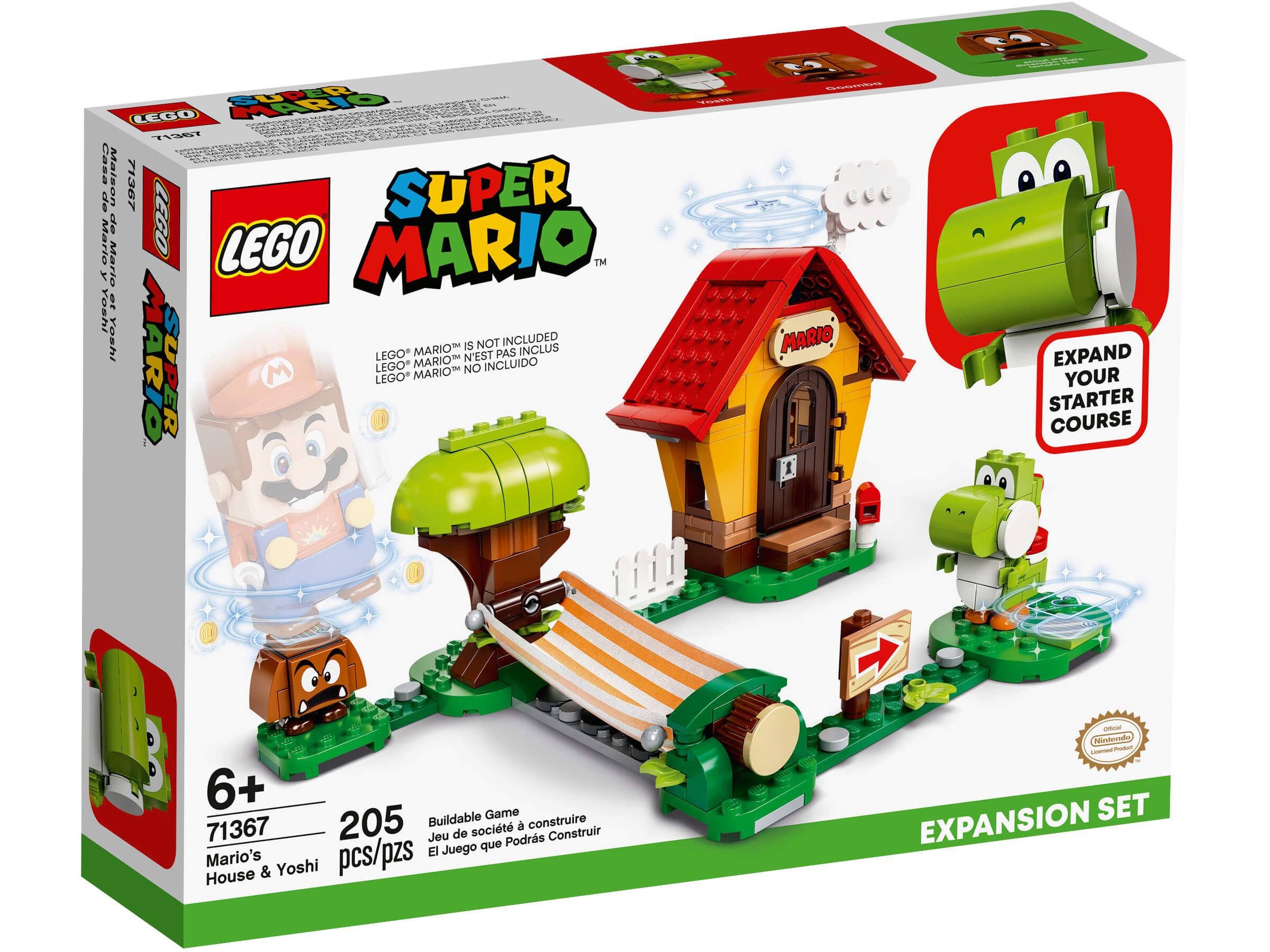 LEGO Super Mario 71367 Marios Haus und Yoshi – Erweiterungsset LEGO_71367_Box1_v39_2400.jpg