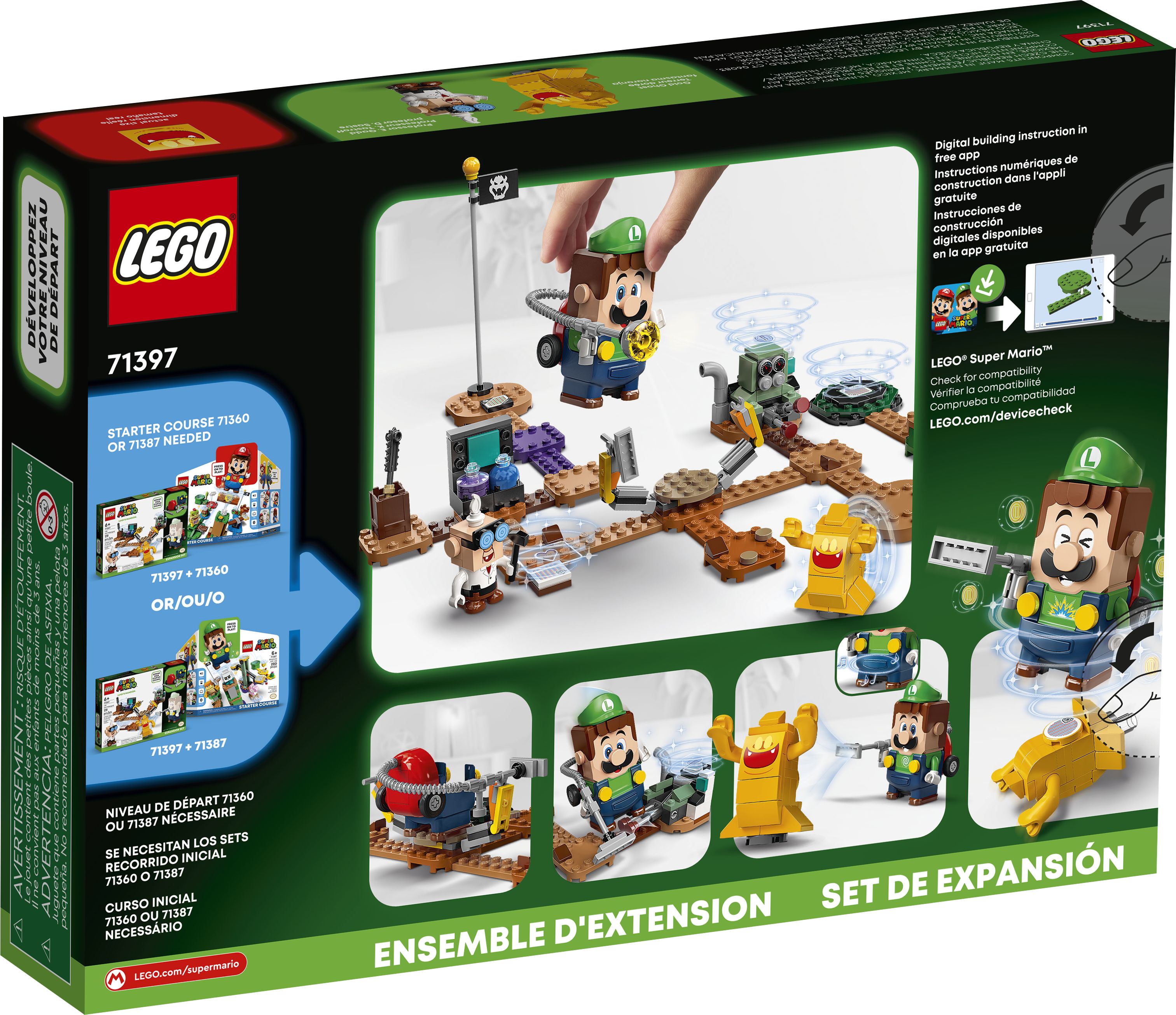 LEGO Super Mario 71397 Luigi’s Mansion™: Labor und Schreckweg – Erweiterungsset LEGO_71397_box5_v39.jpg