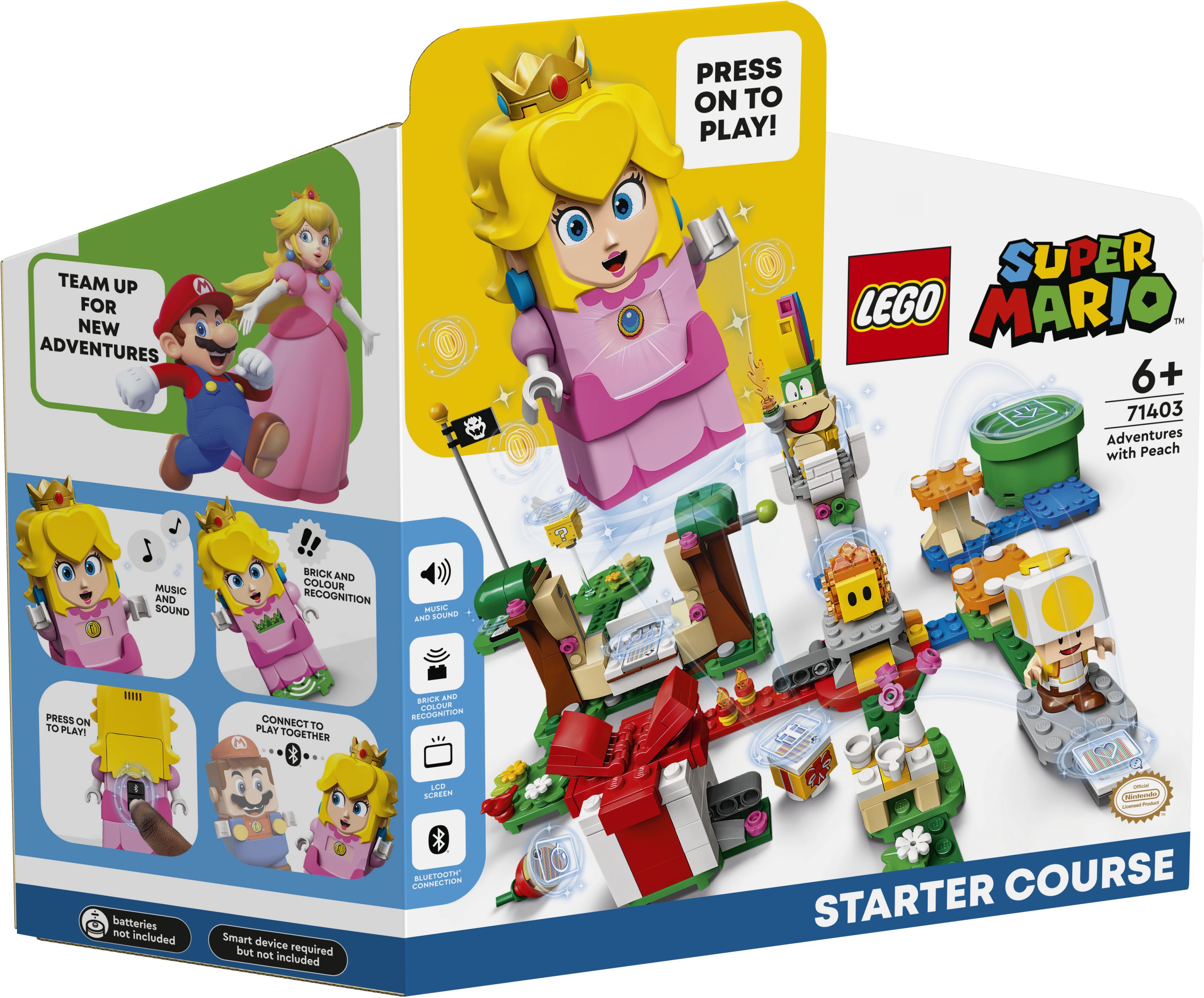 LEGO Super Mario 71403 Abenteuer mit Peach – Starterset LEGO_71403_Box1_v29.jpg