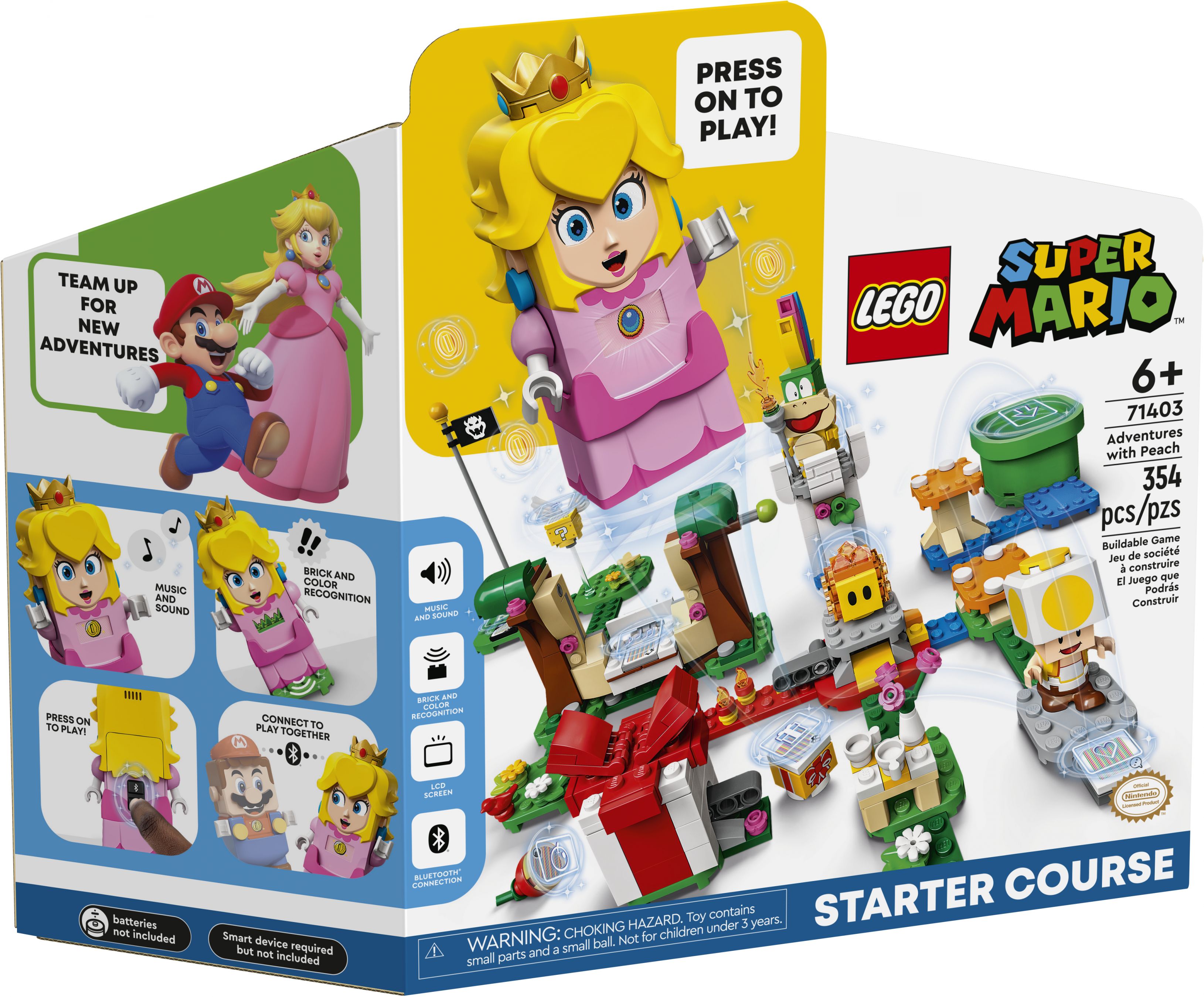 LEGO Super Mario 71403 Abenteuer mit Peach – Starterset LEGO_71403_Box1_v39.jpg