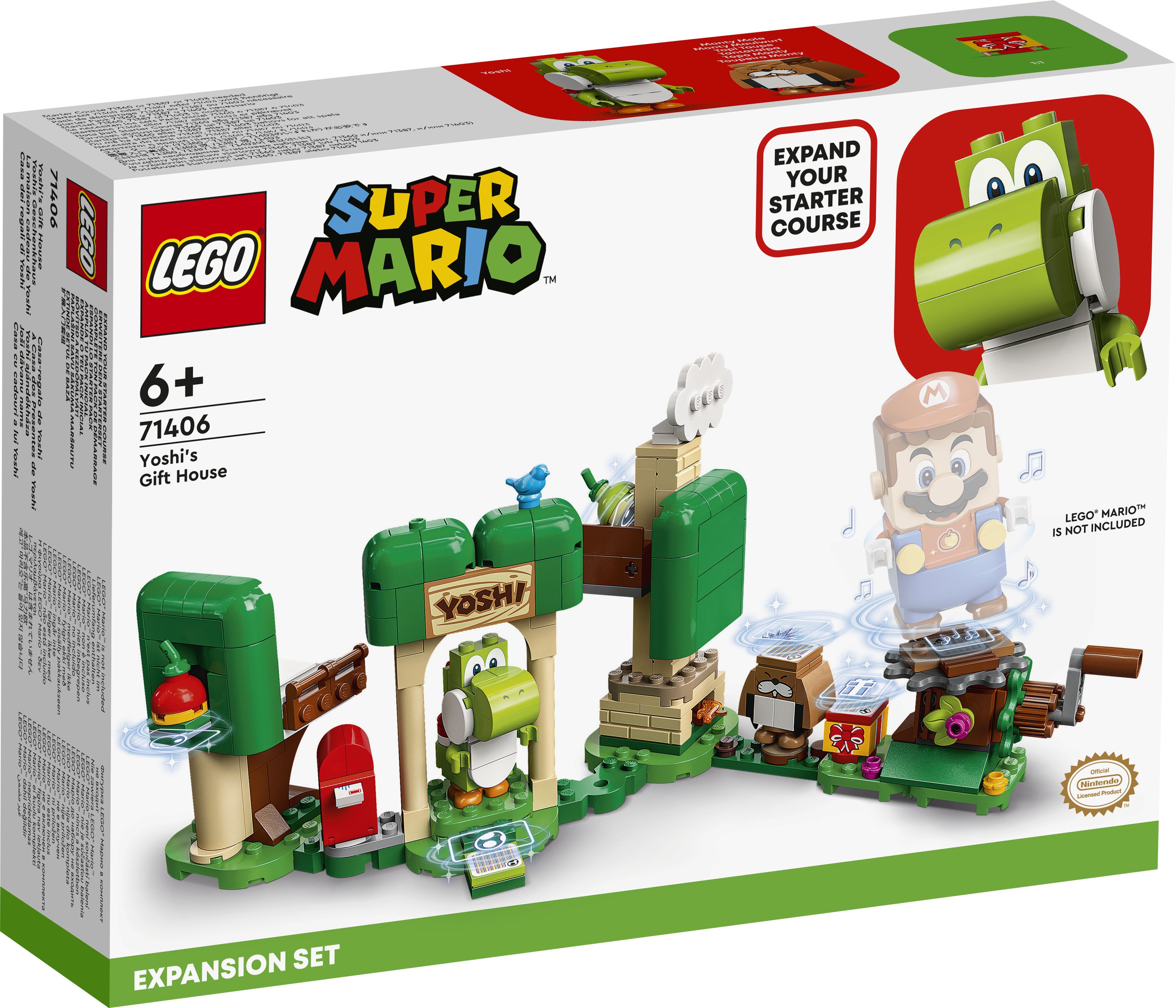 LEGO Super Mario 71406 Yoshis Geschenkhaus – Erweiterungsset LEGO_71406_Box1_v29.jpg