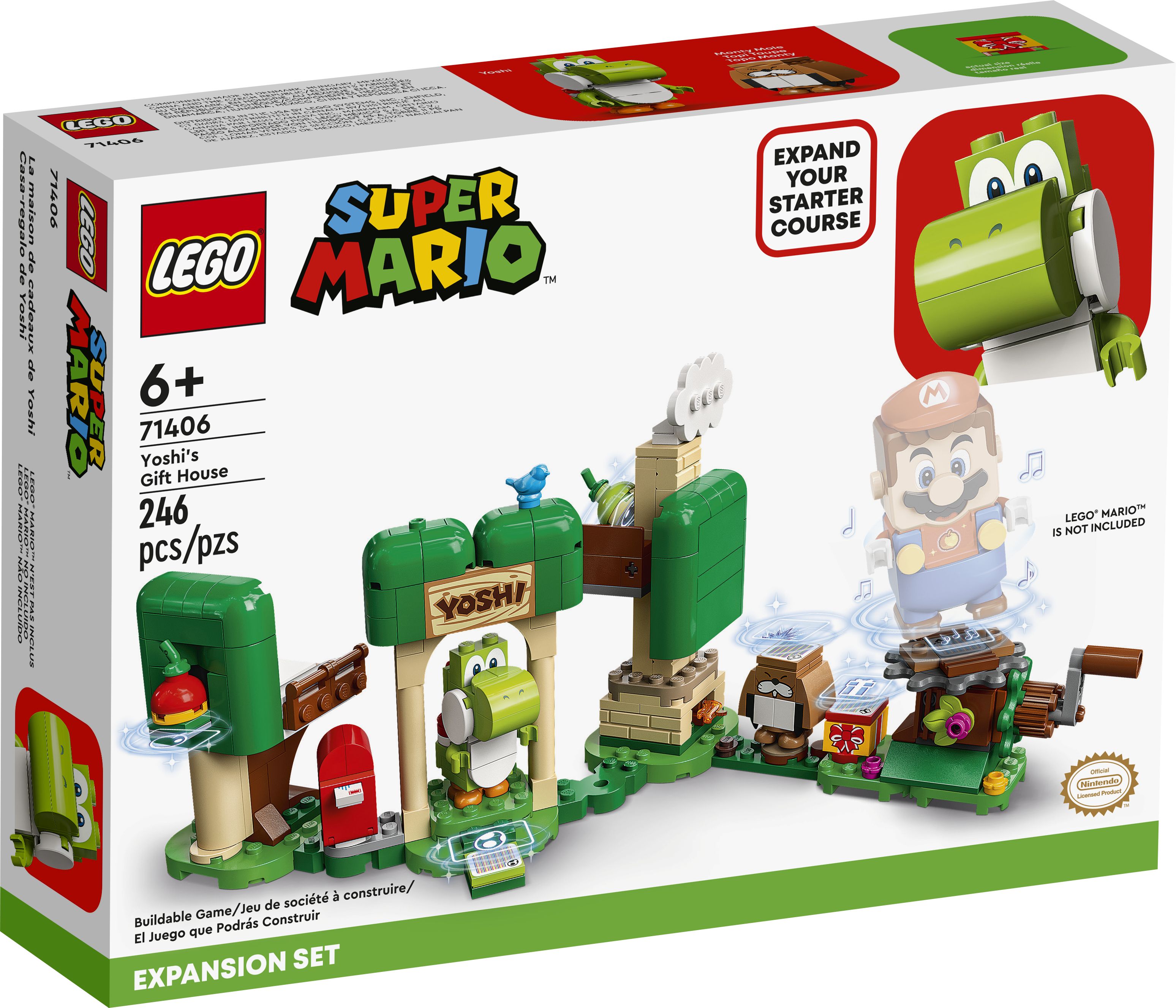 LEGO Super Mario 71406 Yoshis Geschenkhaus – Erweiterungsset LEGO_71406_Box1_v39.jpg
