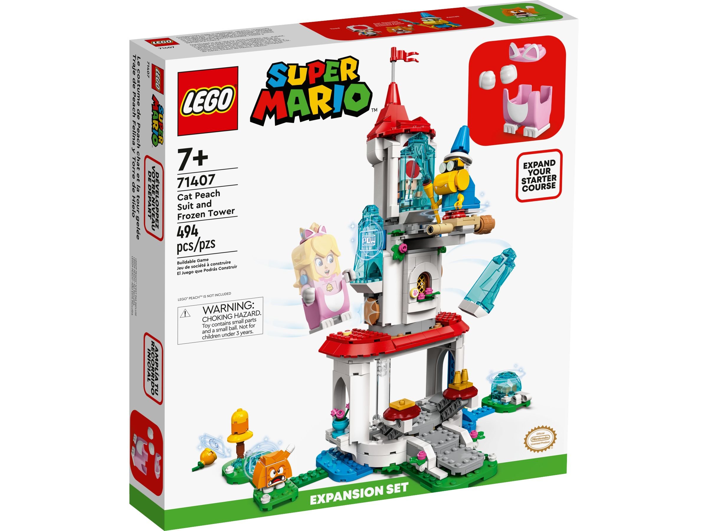 LEGO Super Mario 71407 Katzen-Peach-Anzug und Eisturm – Erweiterungsset LEGO_71407_alt1.jpg