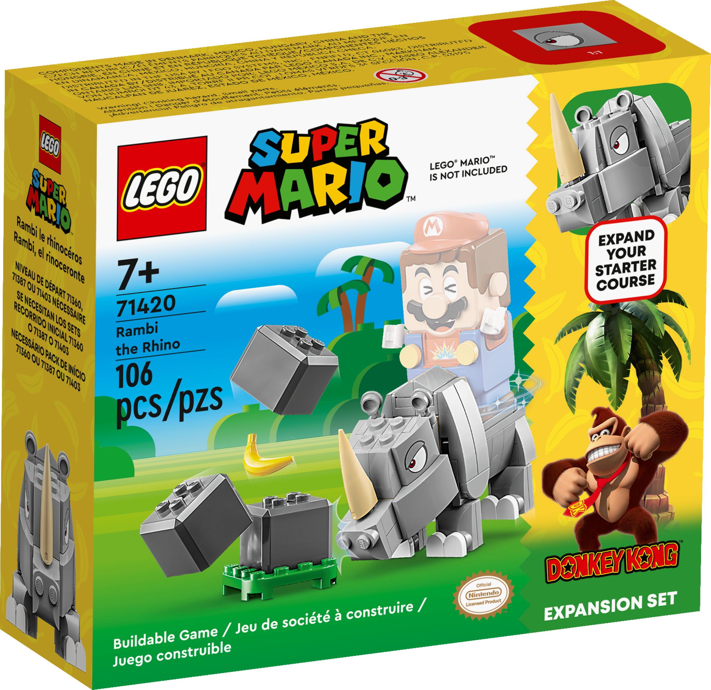 LEGO Super Mario 71420 Rambi das Rhino – Erweiterungsset LEGO_71420_alt1.jpg