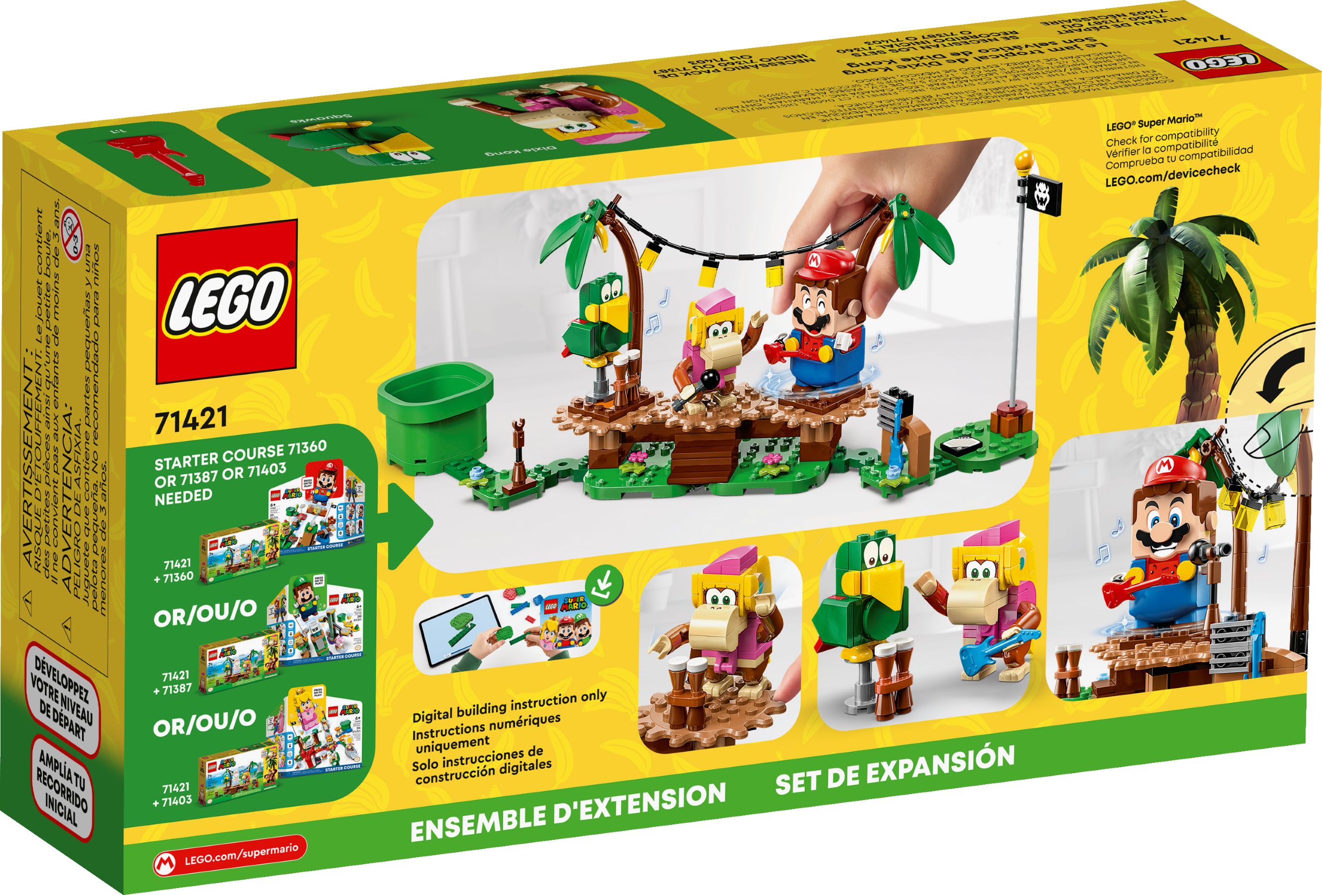 LEGO Super Mario 71421 Dixie Kongs Dschungel-Jam – Erweiterungsset LEGO_71421_alt2.jpg
