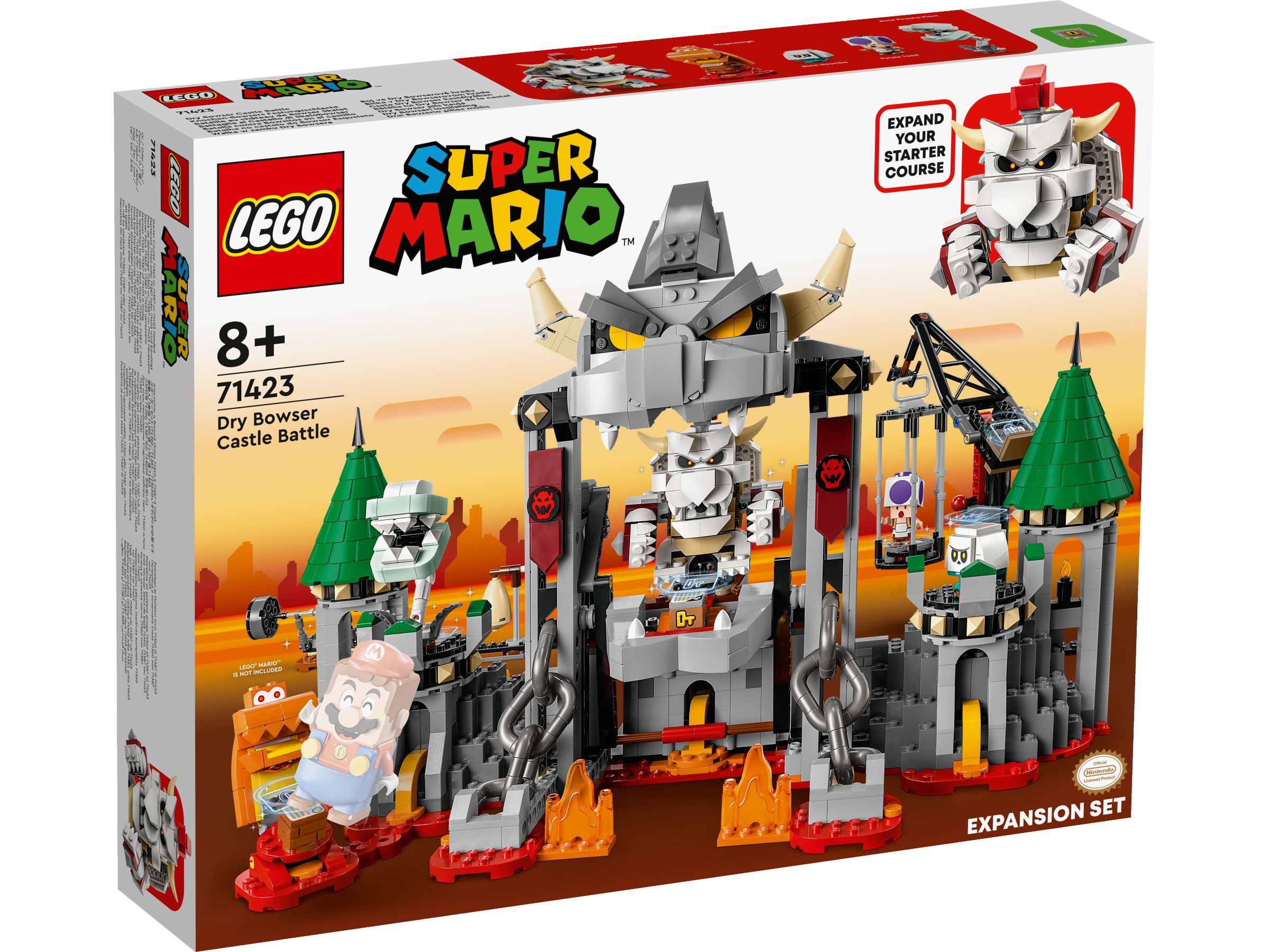 LEGO Super Mario 71423 Knochen-Bowsers Festungsschlacht – Erweiterungsset LEGO_71423_Box1_v29.jpg