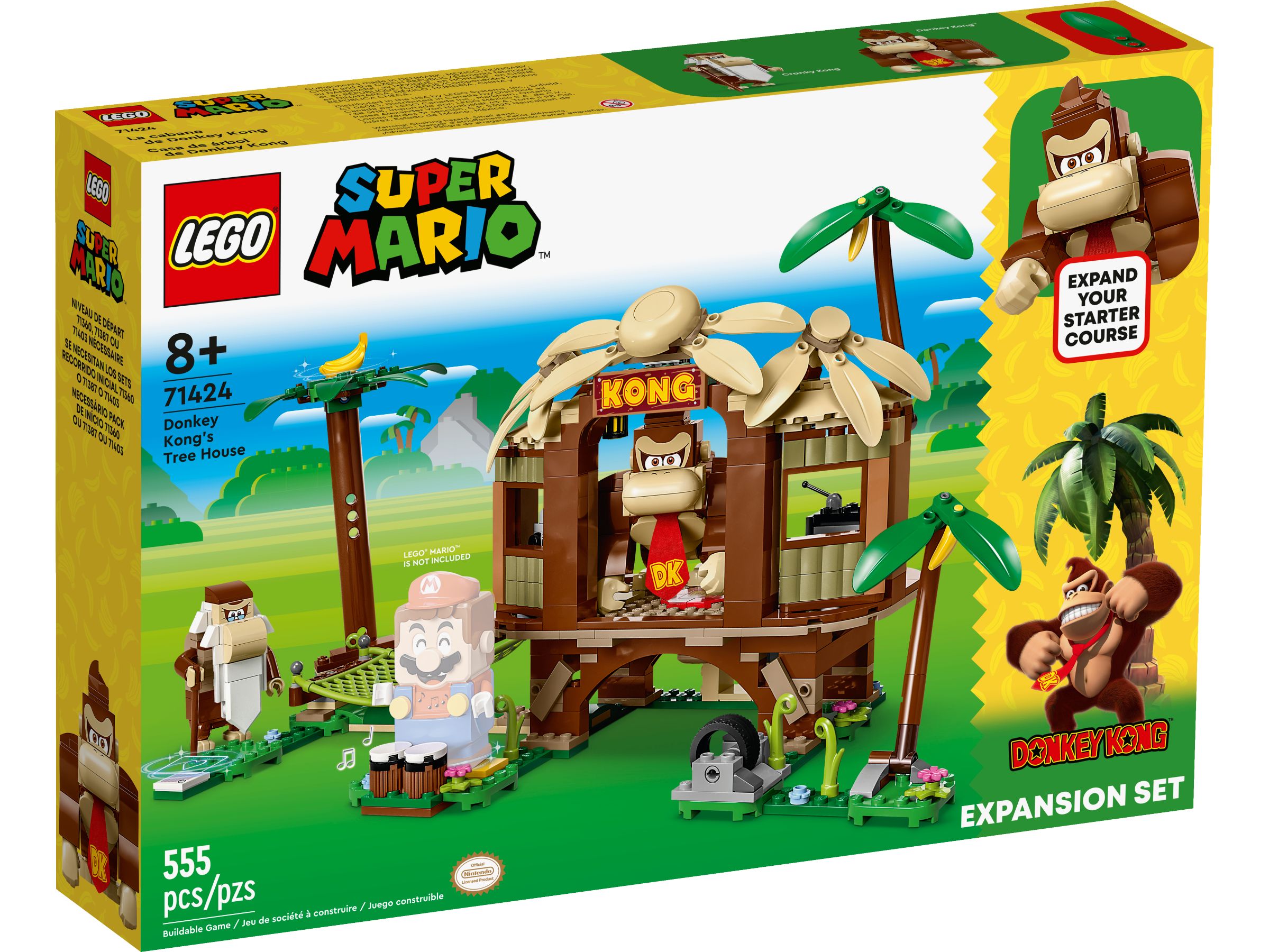 LEGO Super Mario 71424 Donkey Kongs Baumhaus – Erweiterungsset LEGO_71424_Box1_v39.jpg
