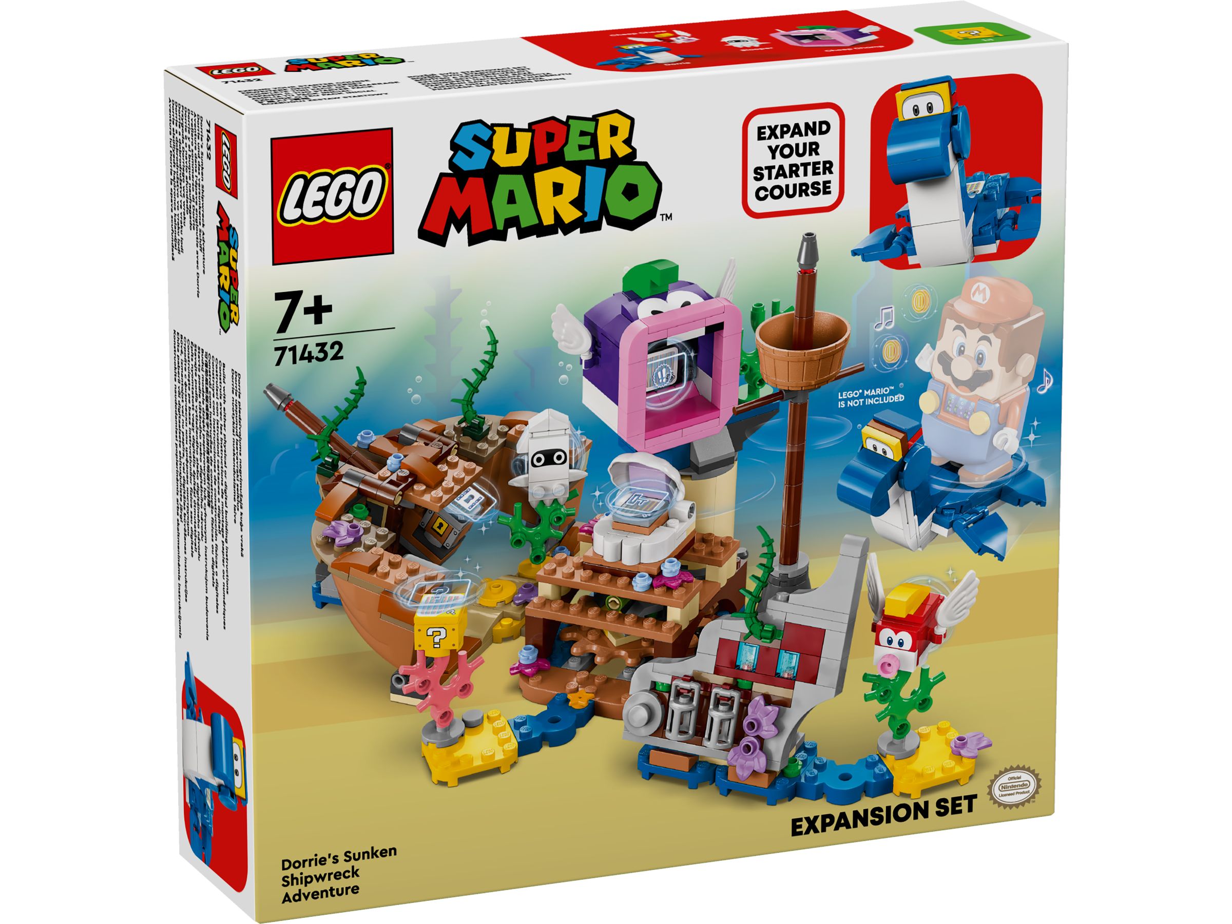LEGO Super Mario 71432 Dorrie und das versunkene Schiff – Erweiterungsset LEGO_71432_Box1_v29.jpg