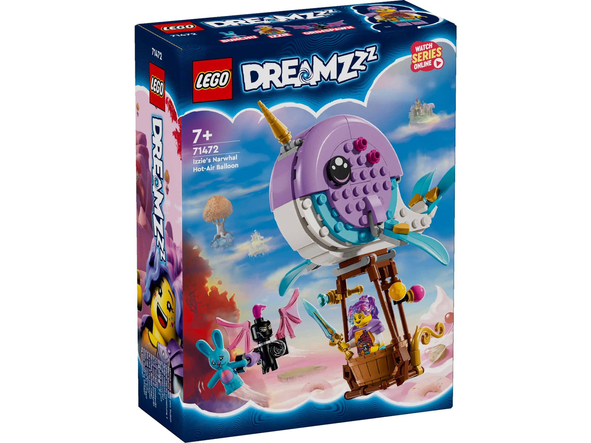 LEGO Dreamzzz 71472 Izzies Narwal-Heißluftballon LEGO_71472_box1_v29.jpg