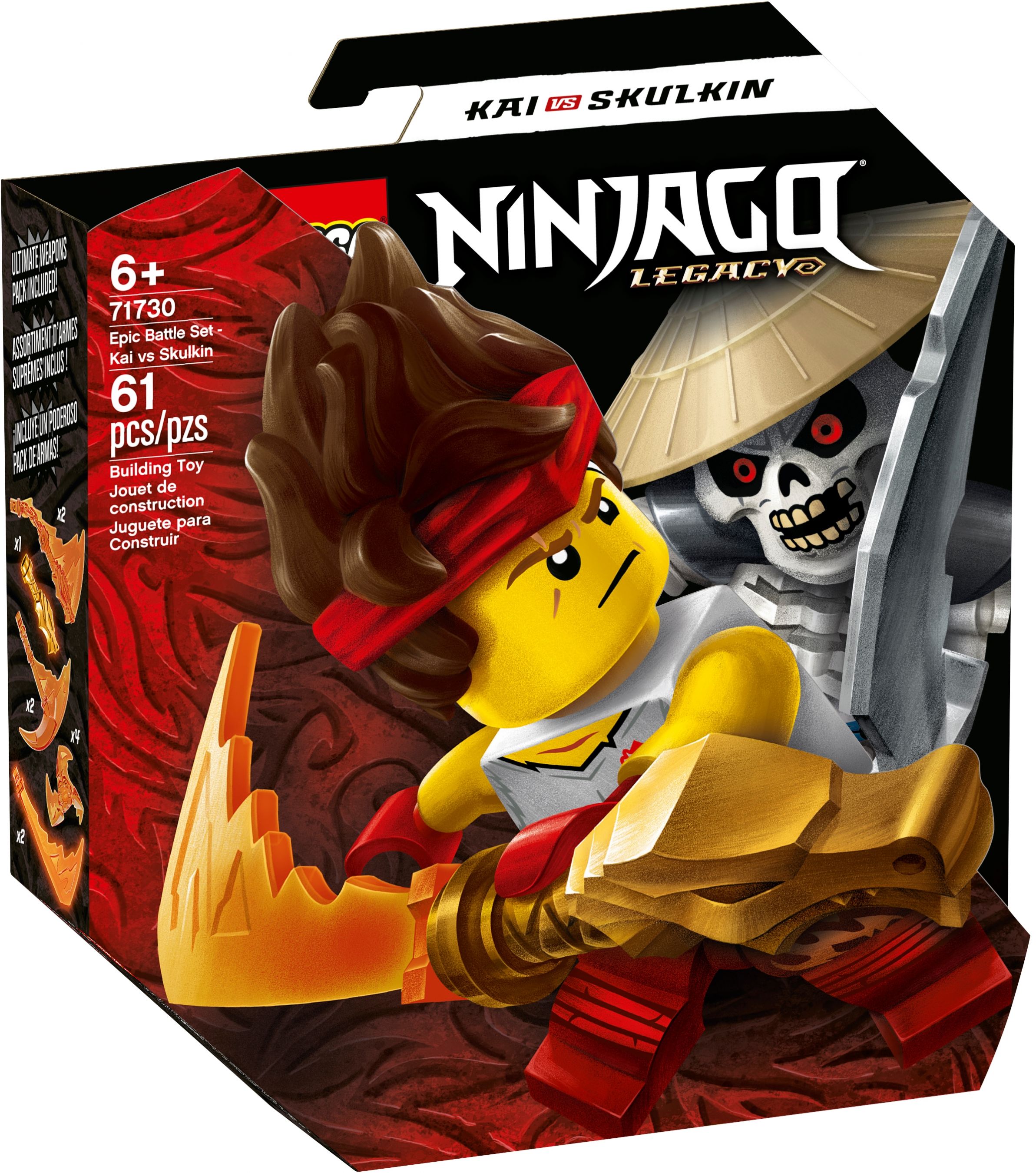 LEGO Ninjago 71730 Battle Set: Kai vs. Skulkin LEGO_71730_alt1.jpg