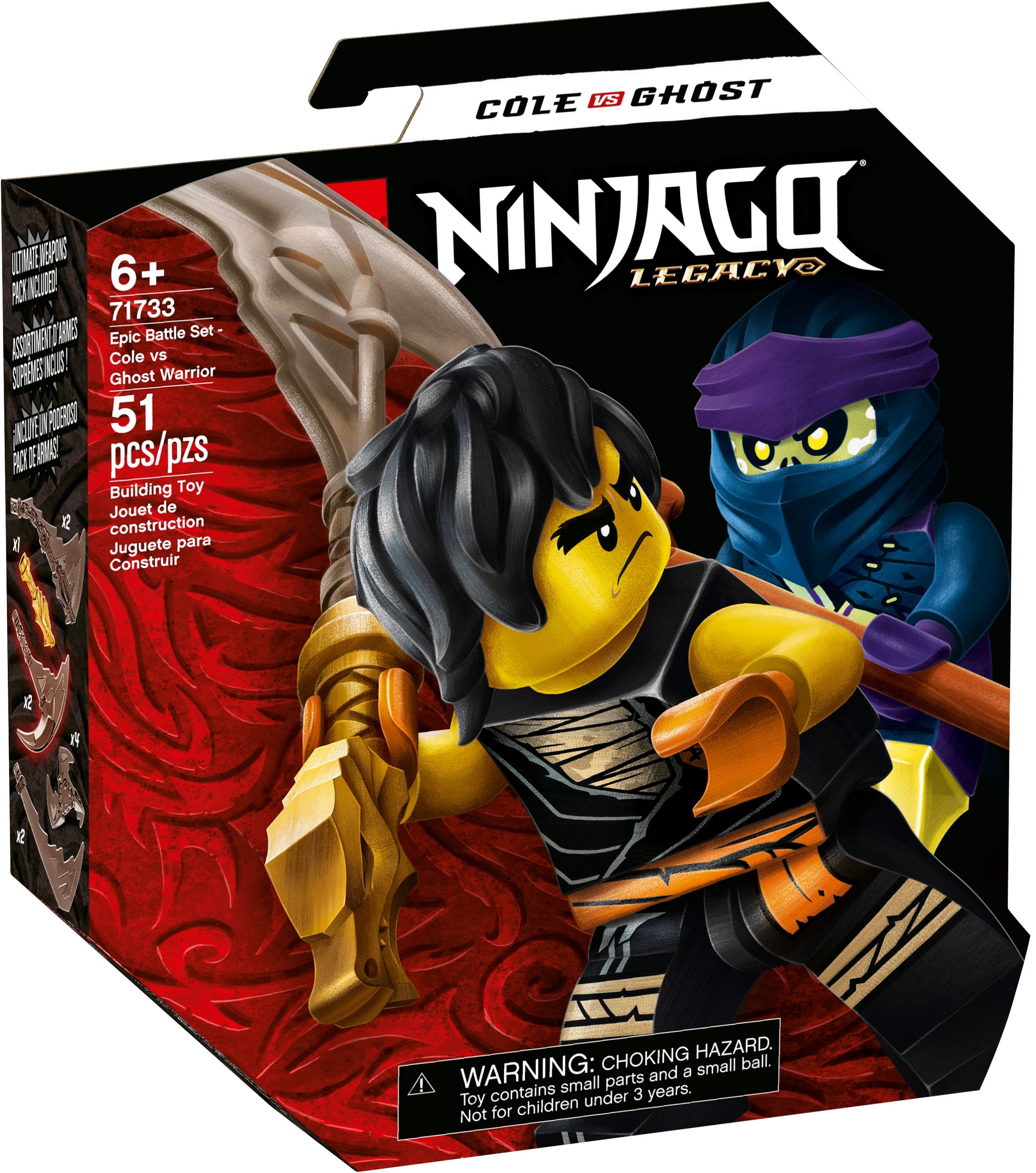 LEGO Ninjago 71733 Battle Set: Cole vs. Geisterkämpfer LEGO_71733_alt1.jpg