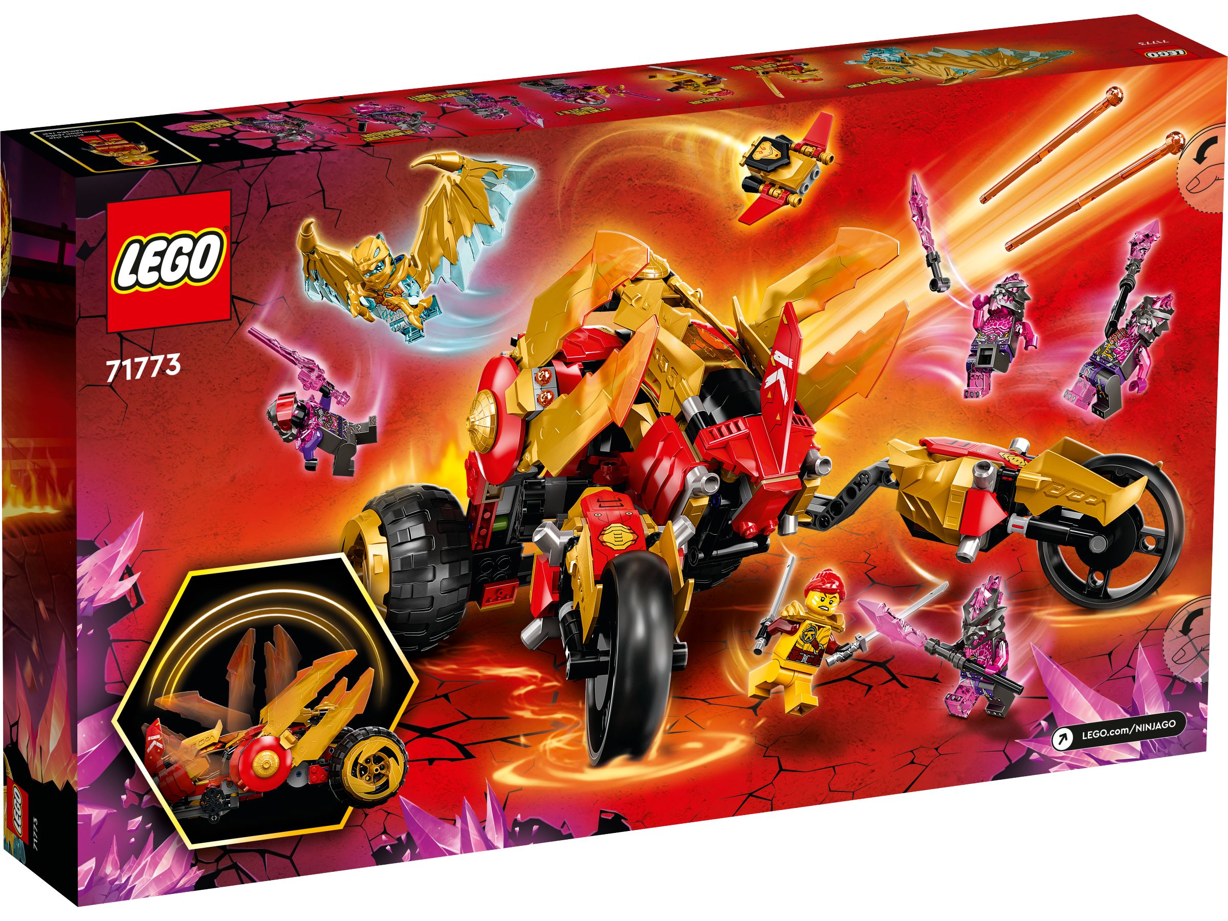 LEGO Ninjago 71773 Kais Golddrachen-Raider LEGO_71773_alt5.jpg