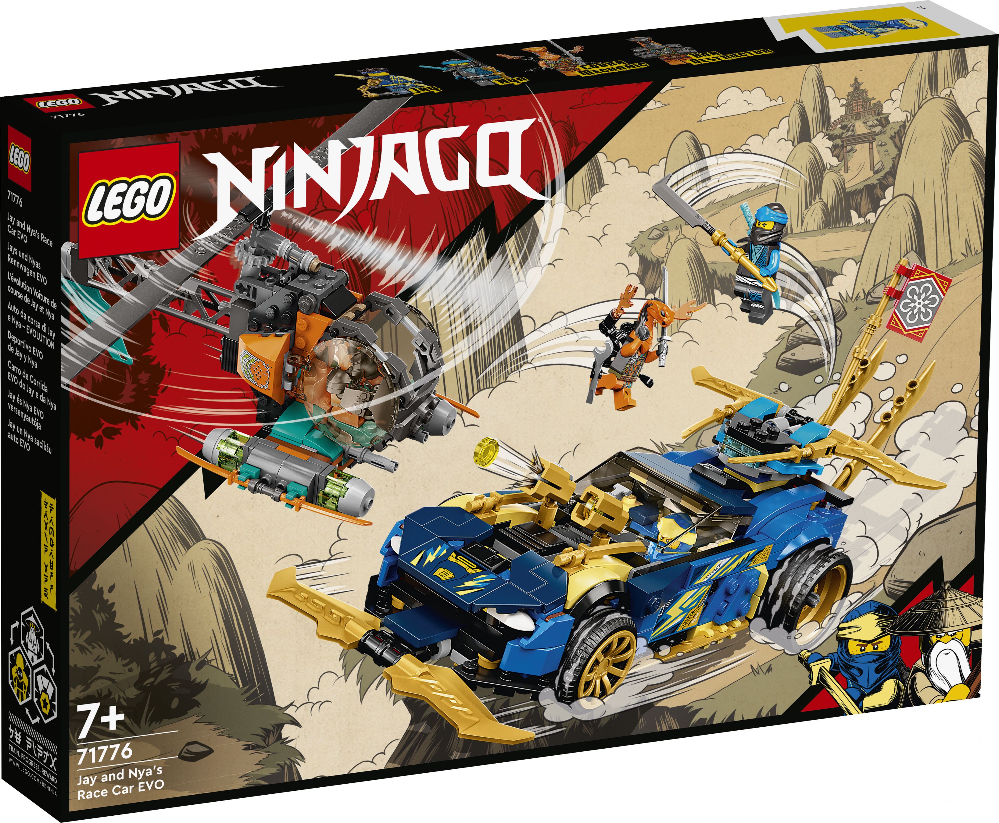 LEGO Ninjago 71776 Jays und Nyas Rennwagen EVO LEGO_71776_Box1_v29.jpg