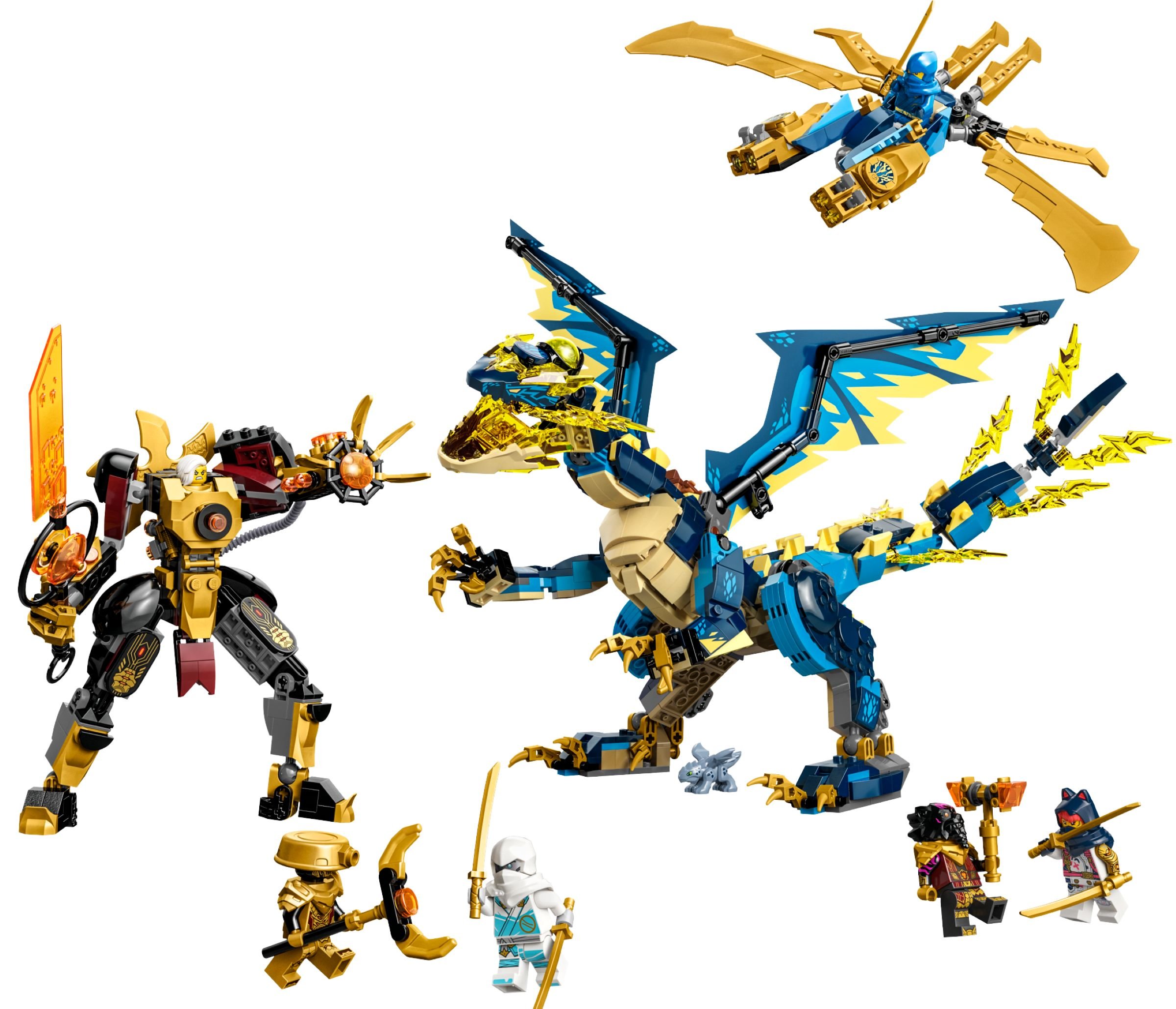 LEGO Ninjago 71796 Kaiserliches Mech-Duell gegen den Elementardrachen