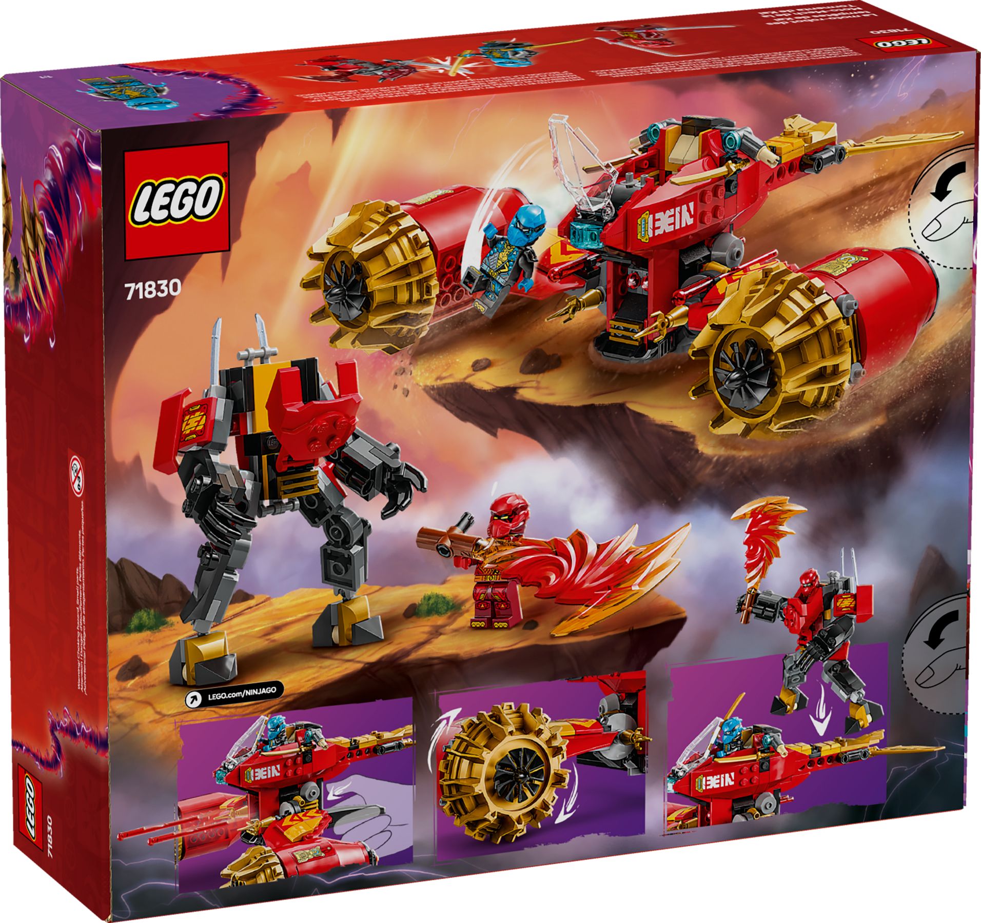 LEGO® Ninjago 71830 Kais Sturmreiter-Mech (2025) ab 34,98 € / 30% ...
