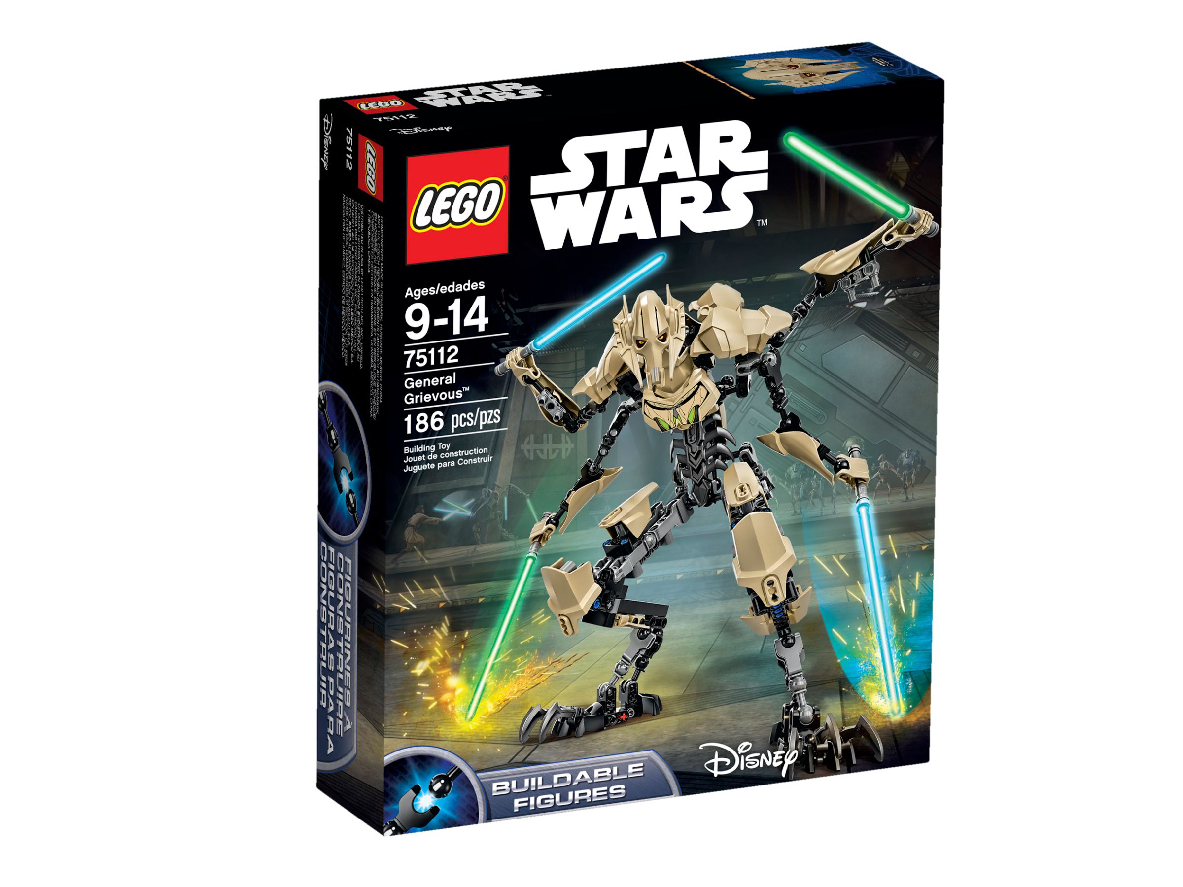 LEGO Star Wars Buildable Figures 75112 General Grievous™ LEGO_75112_alt1.jpg
