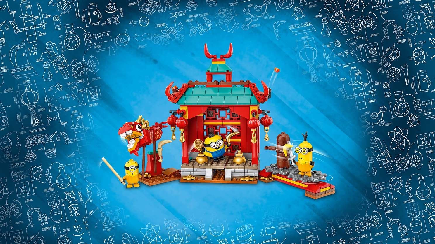 LEGO® Minions: The Rise of Kung 05.02.2024) 16% € (Stand: Preisvergleich 02/2024 / Fu Gru Minions | gespart (2021) Tempel LEGO® 33,75 75550 ab