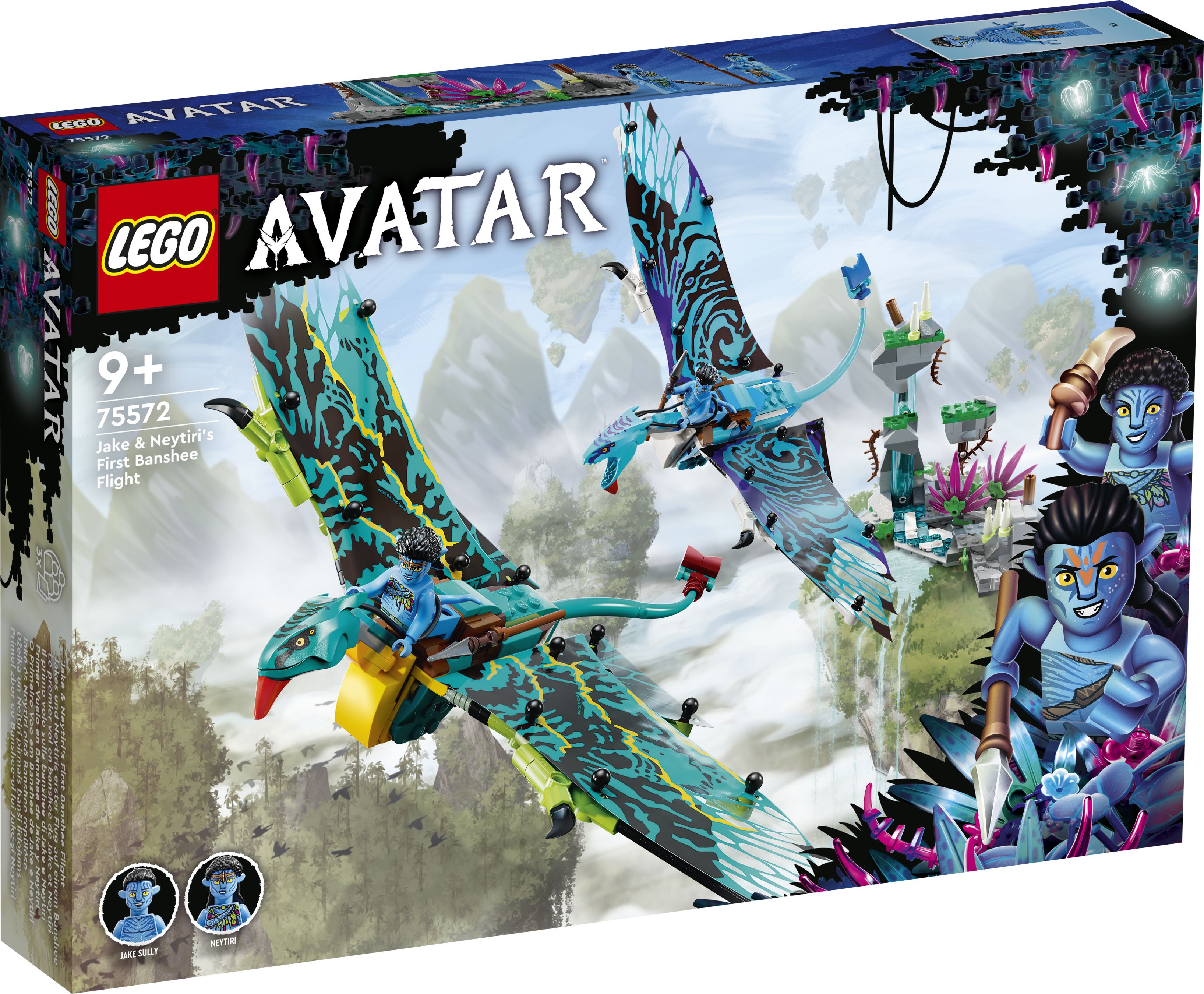 LEGO Avatar 75572 Jakes und Neytiris erster Flug auf einem Banshee LEGO_75572_Box1_V29.jpg