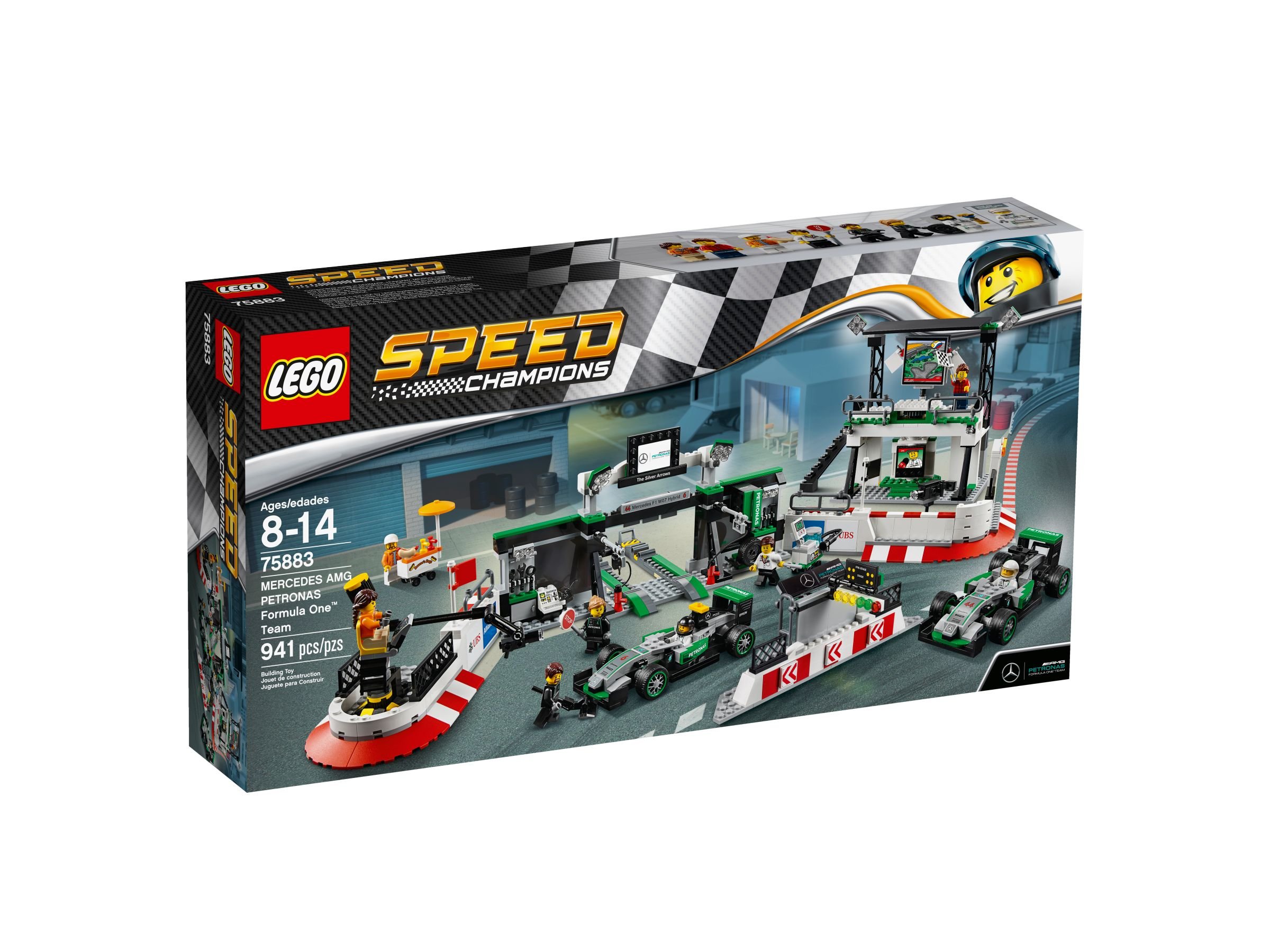 LEGO Speed Champions 75883 MERCEDES AMG PETRONAS Formula One™ Team LEGO_75883_alt1.jpg
