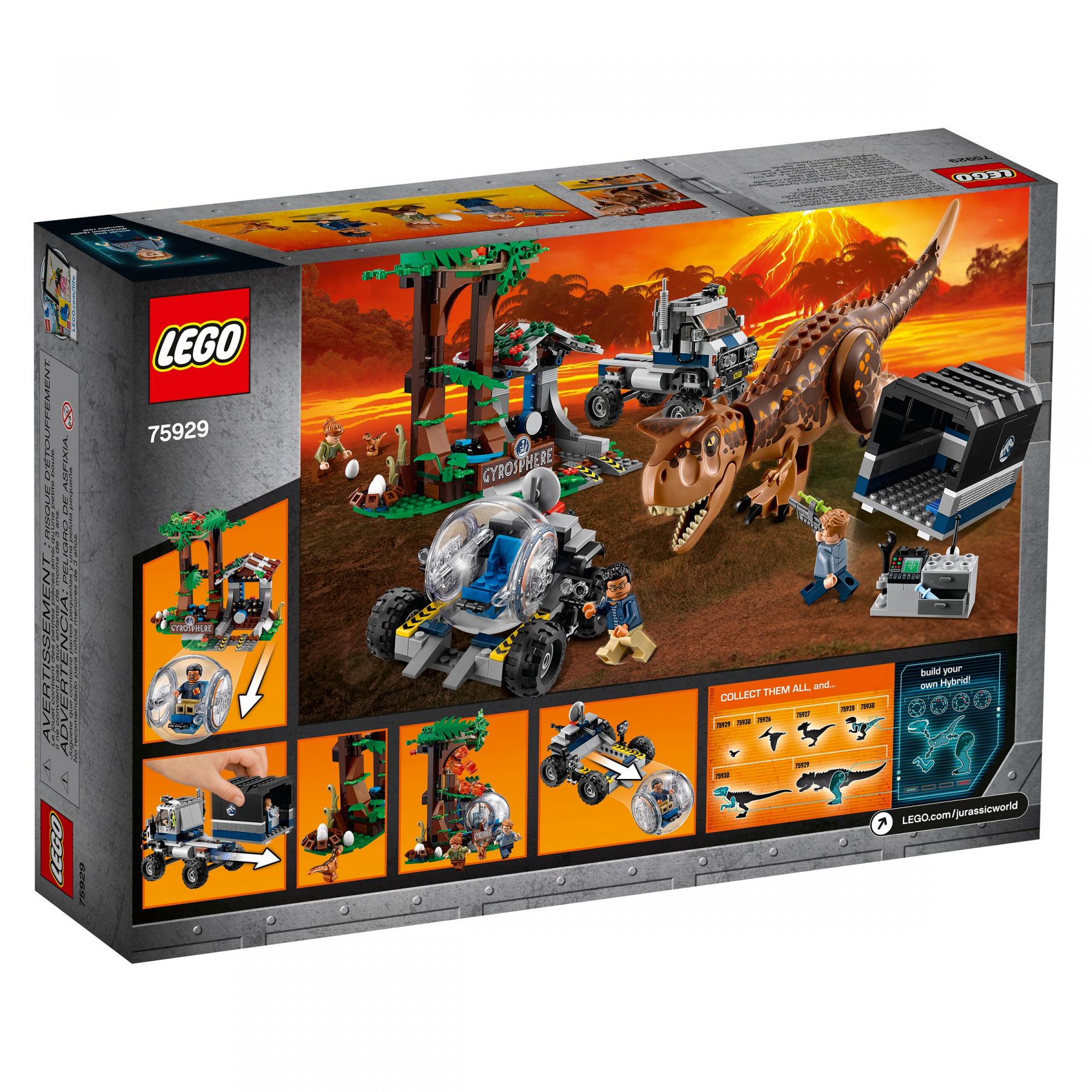 LEGO Jurassic World 75929 Carnotaurus - Flucht in der Gyrosphere LEGO_75929_alt4.jpg