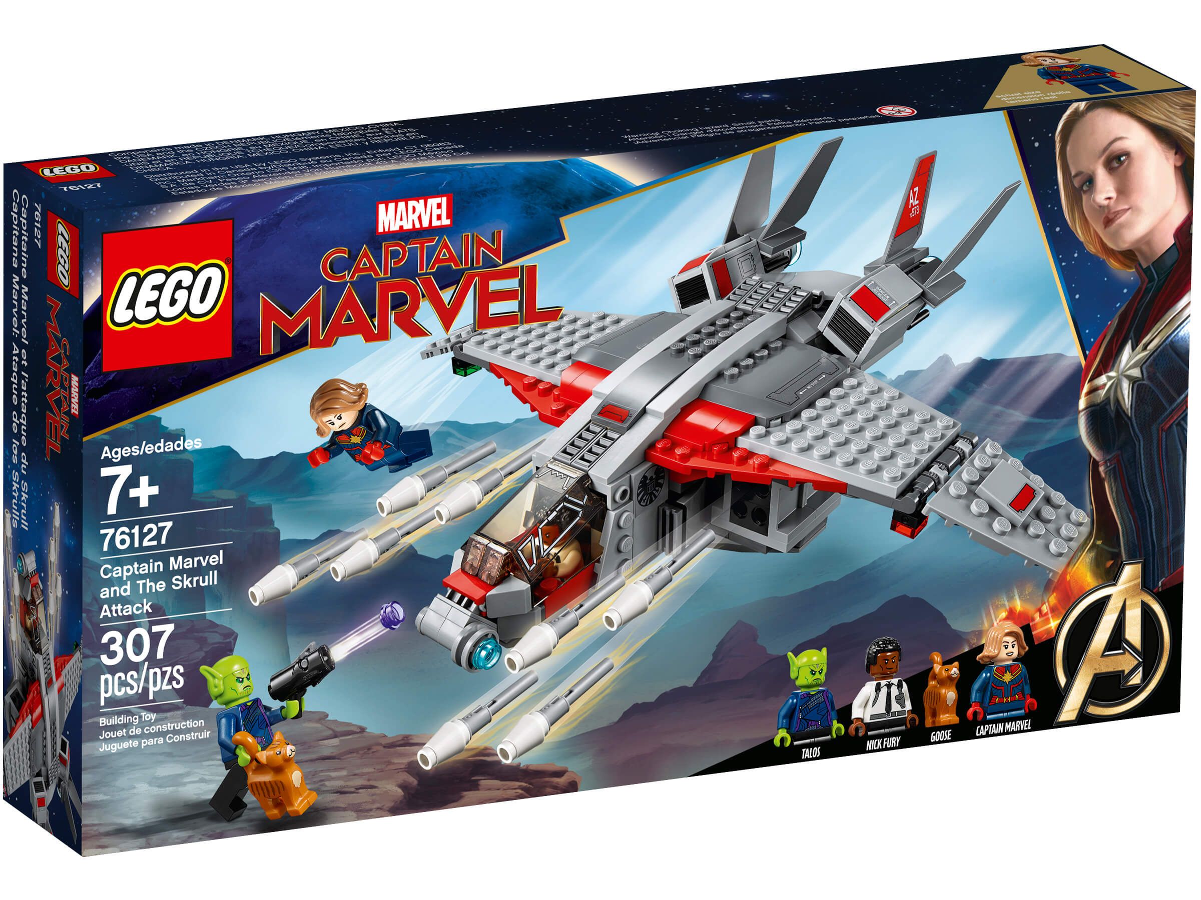 LEGO Super Heroes 76127 Captain Marvel und die Skrull-Attacke LEGO_76127_Box1_v39_2400.jpg