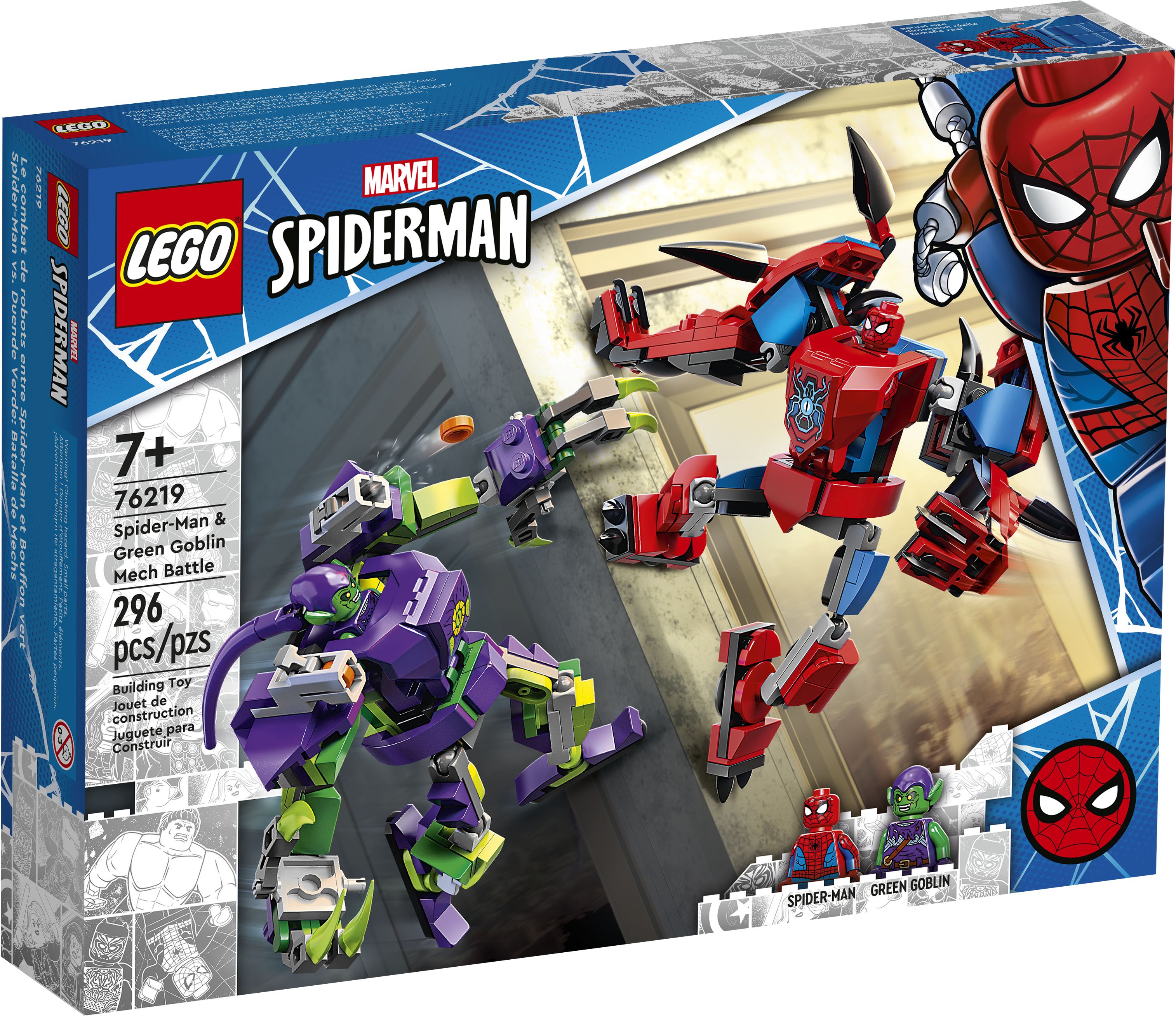 LEGO Super Heroes 76219 Spider-Mans und Green Goblins Mech-Duell LEGO_76219_Box1_v39.jpg
