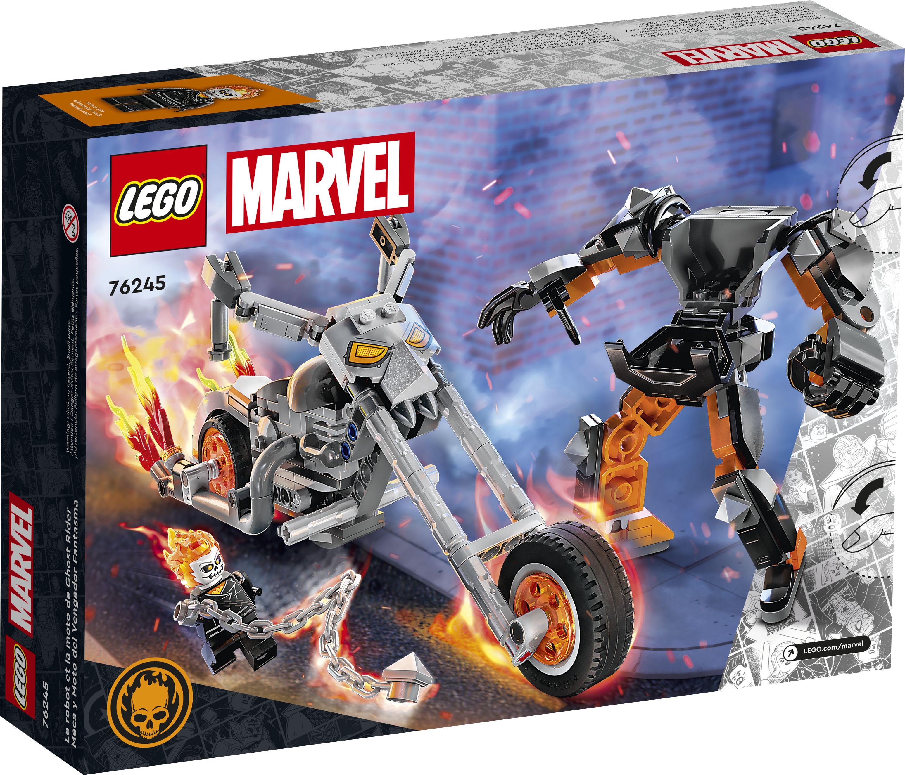 LEGO Super Heroes 76245 Ghost Rider mit Mech & Bike LEGO_76245_Box5_v39.jpg