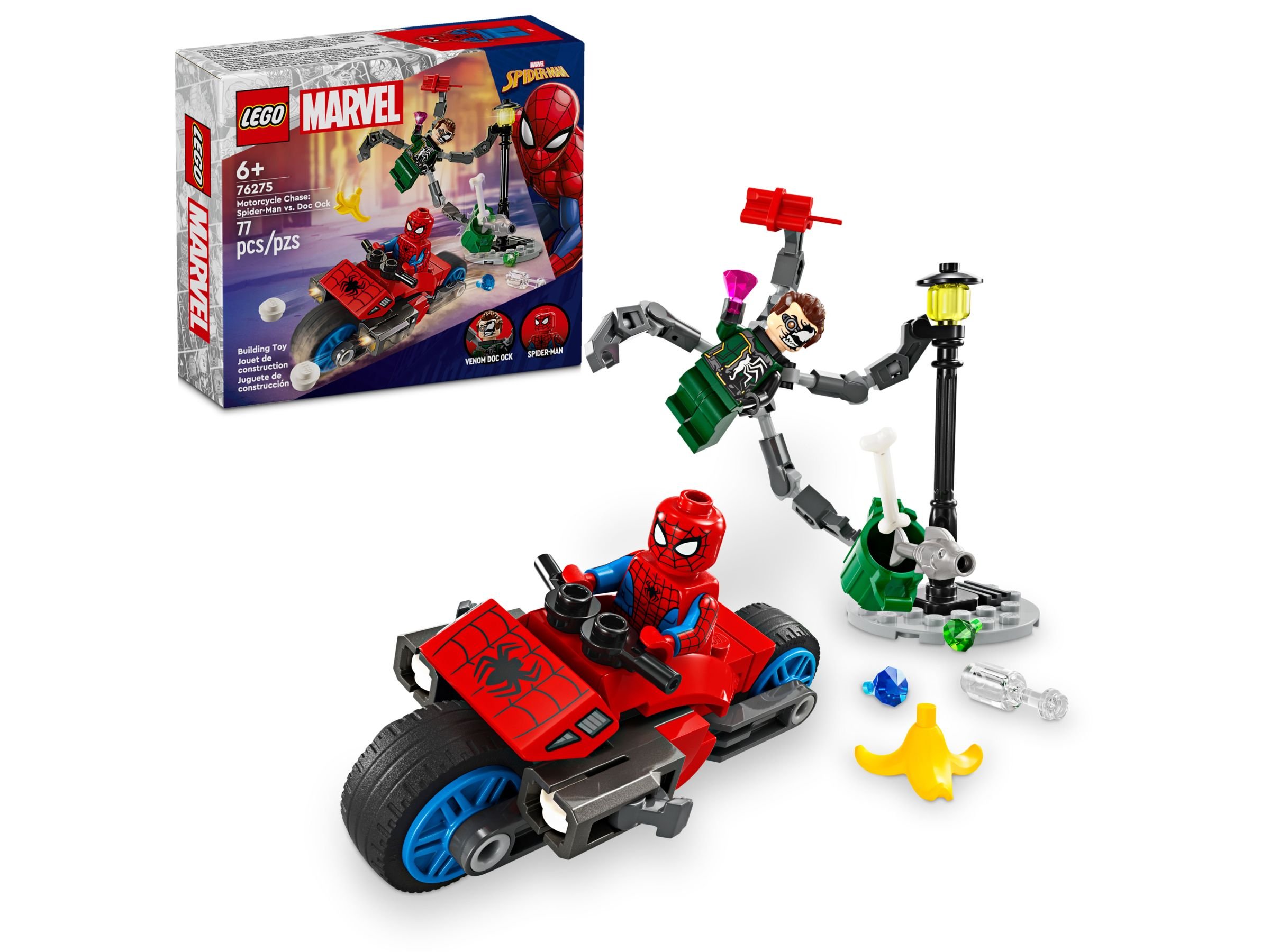 LEGO Super Heroes 76275 Motorrad-Verfolgungsjagd: Spider-Man vs. Doc Ock LEGO_76275_alt1.jpg