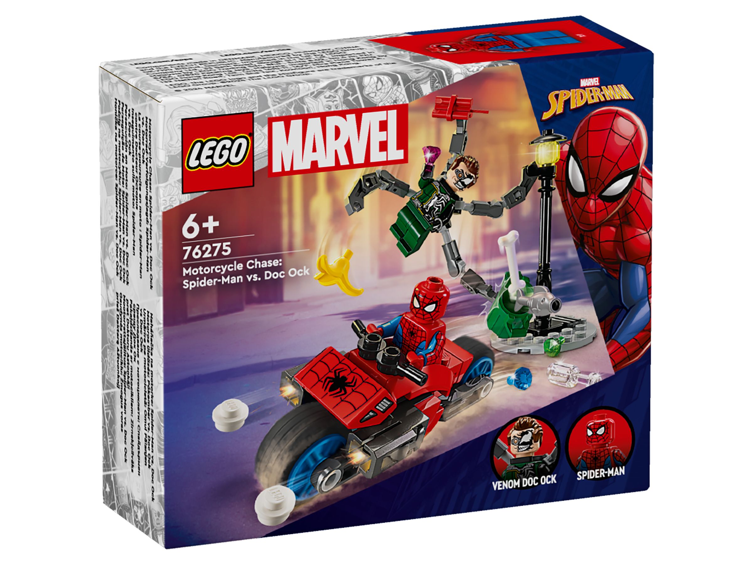 LEGO Super Heroes 76275 Motorrad-Verfolgungsjagd: Spider-Man vs. Doc Ock LEGO_76275_box1_v29.jpg
