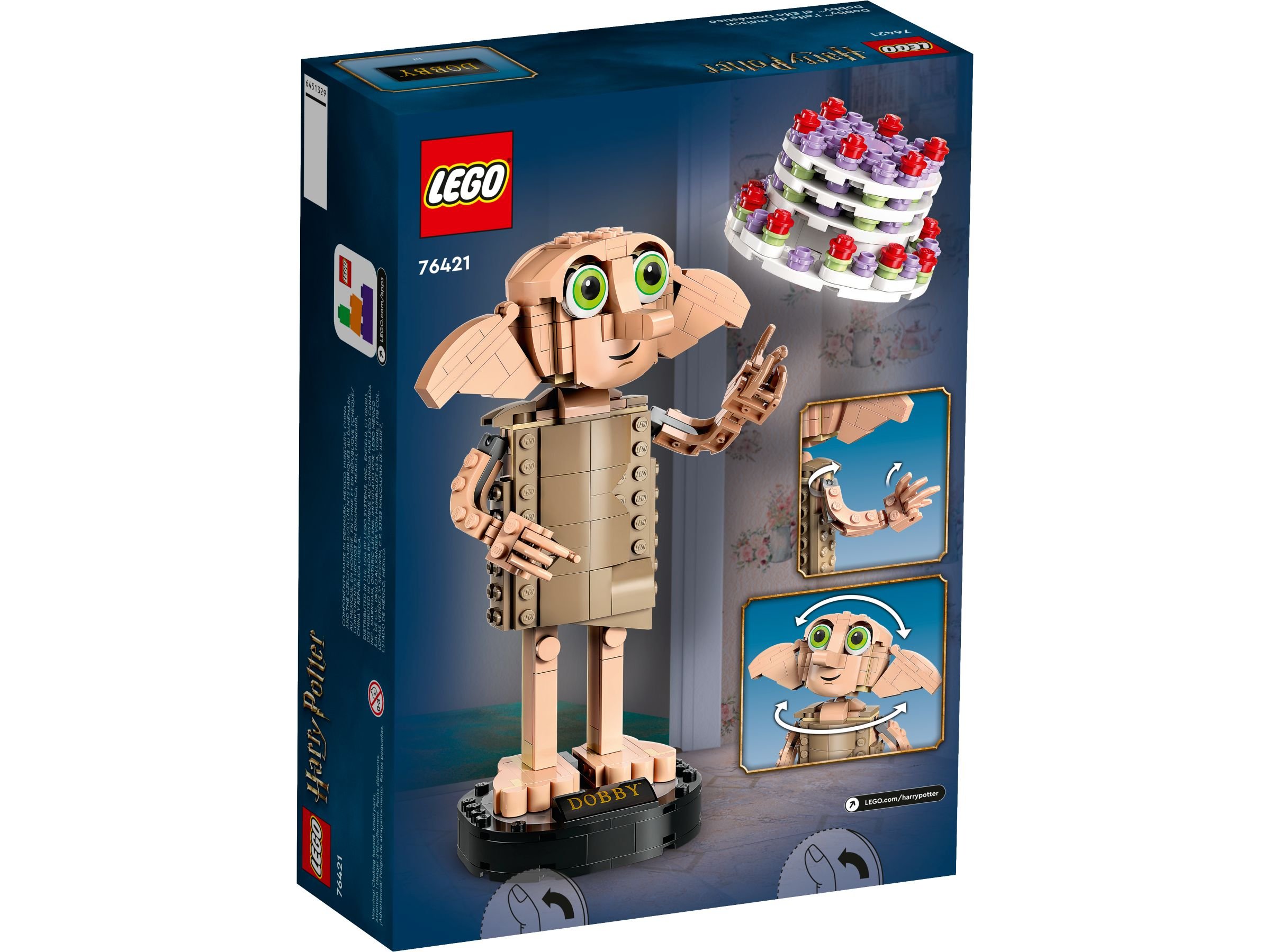 LEGO Harry Potter 76421 Dobby™ der Hauself LEGO_76421_Box5_v39.jpg