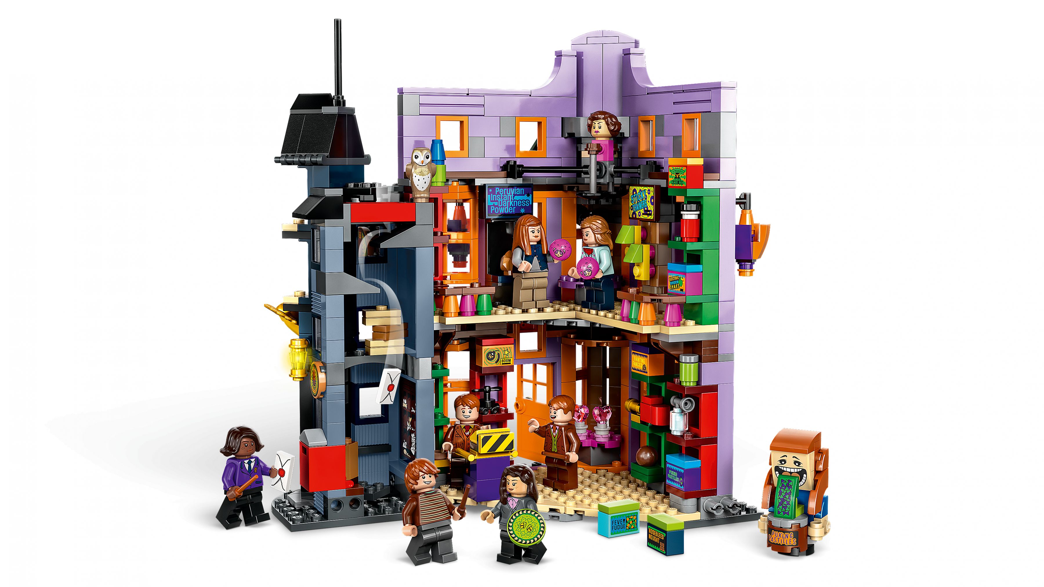 LEGO Harry Potter 76422 Winkelgasse™: Weasleys Zauberhafte Zauberscherze LEGO_76422_WEB_SEC02_NOBG.jpg
