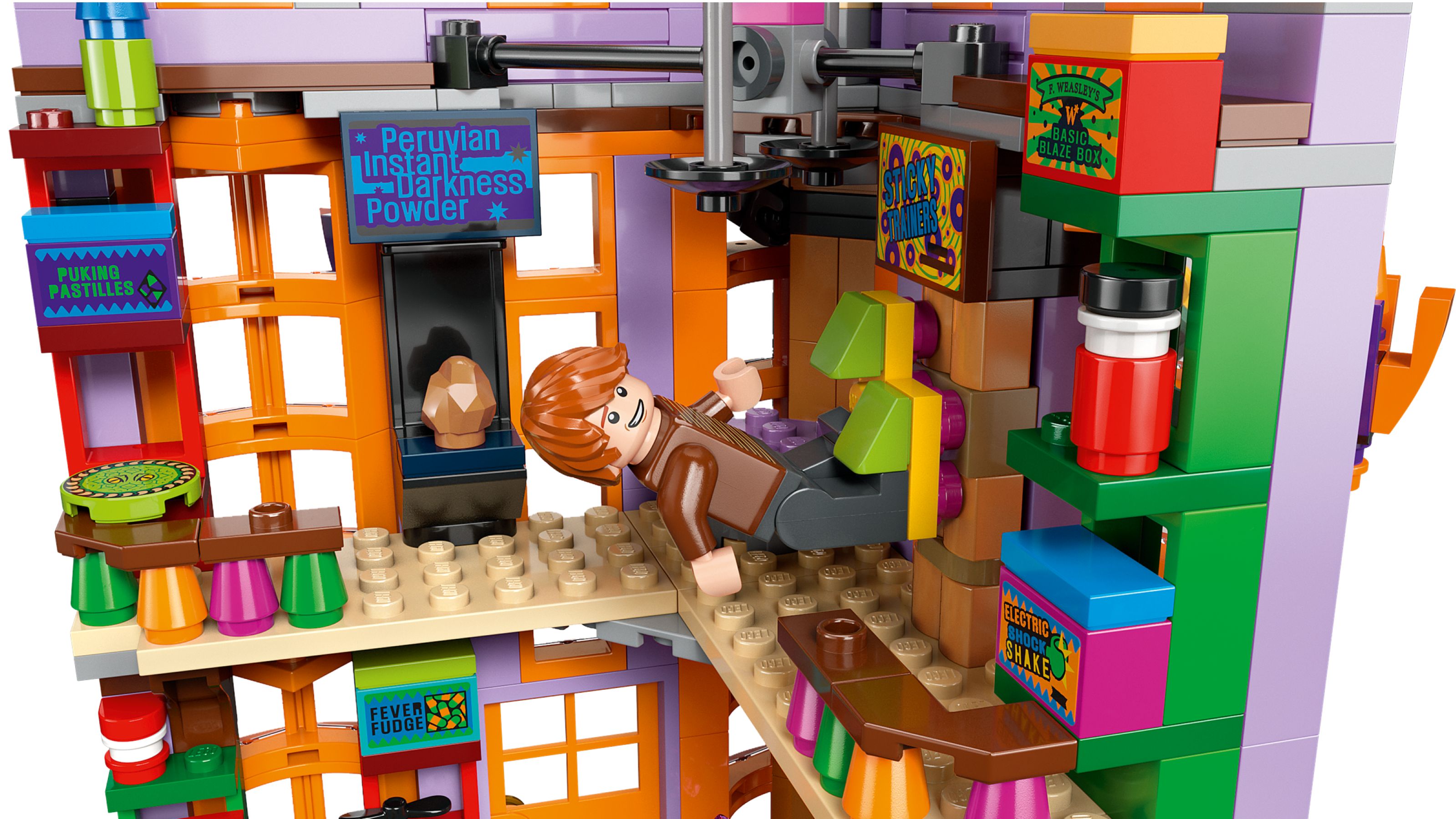 LEGO Harry Potter 76422 Winkelgasse™: Weasleys Zauberhafte Zauberscherze LEGO_76422_alt3.jpg