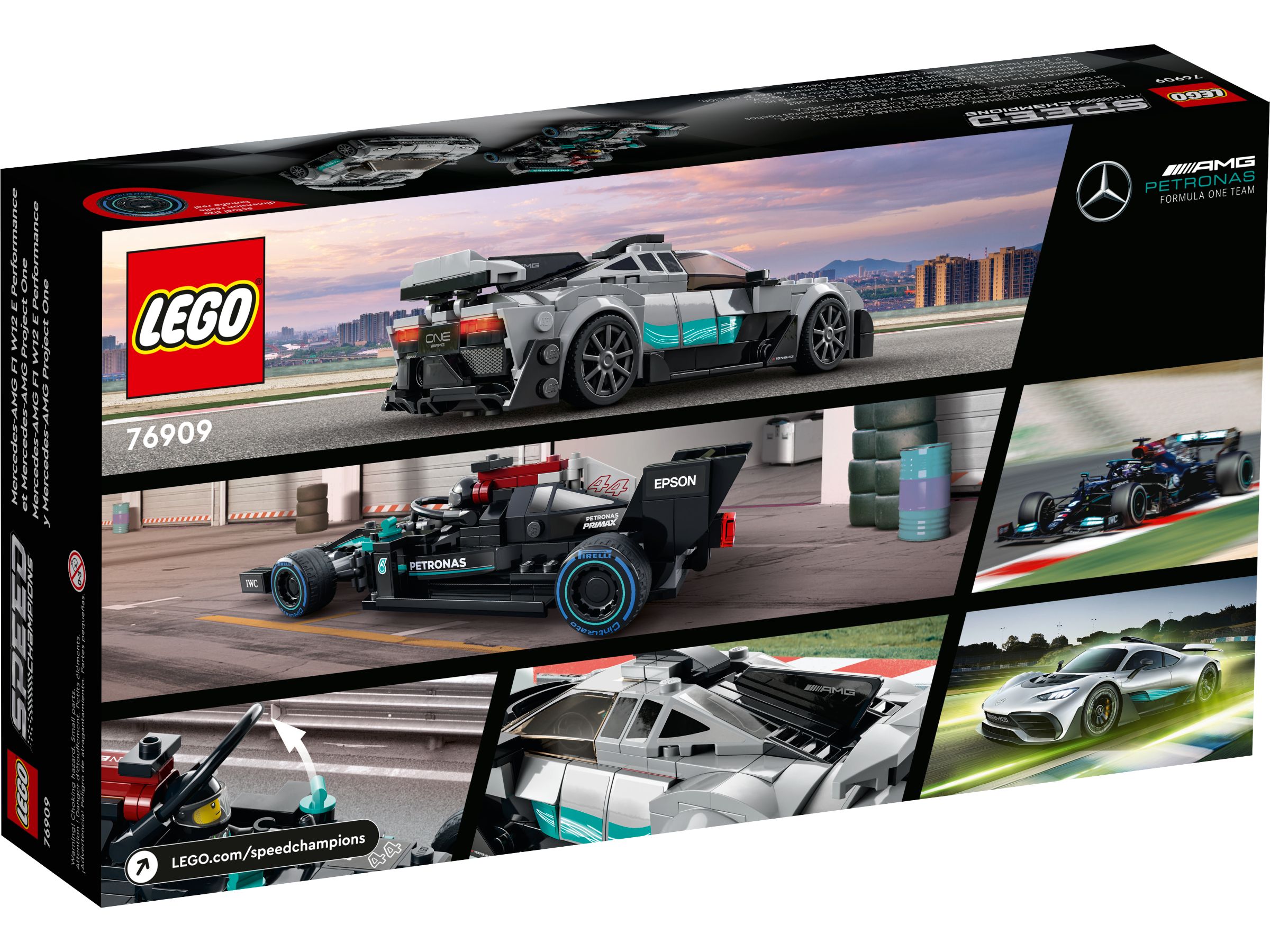 LEGO Speed Champions 76909 Mercedes-AMG F1 W12 E Performance & Mercedes-AMG Project One LEGO_76909_alt8.jpg