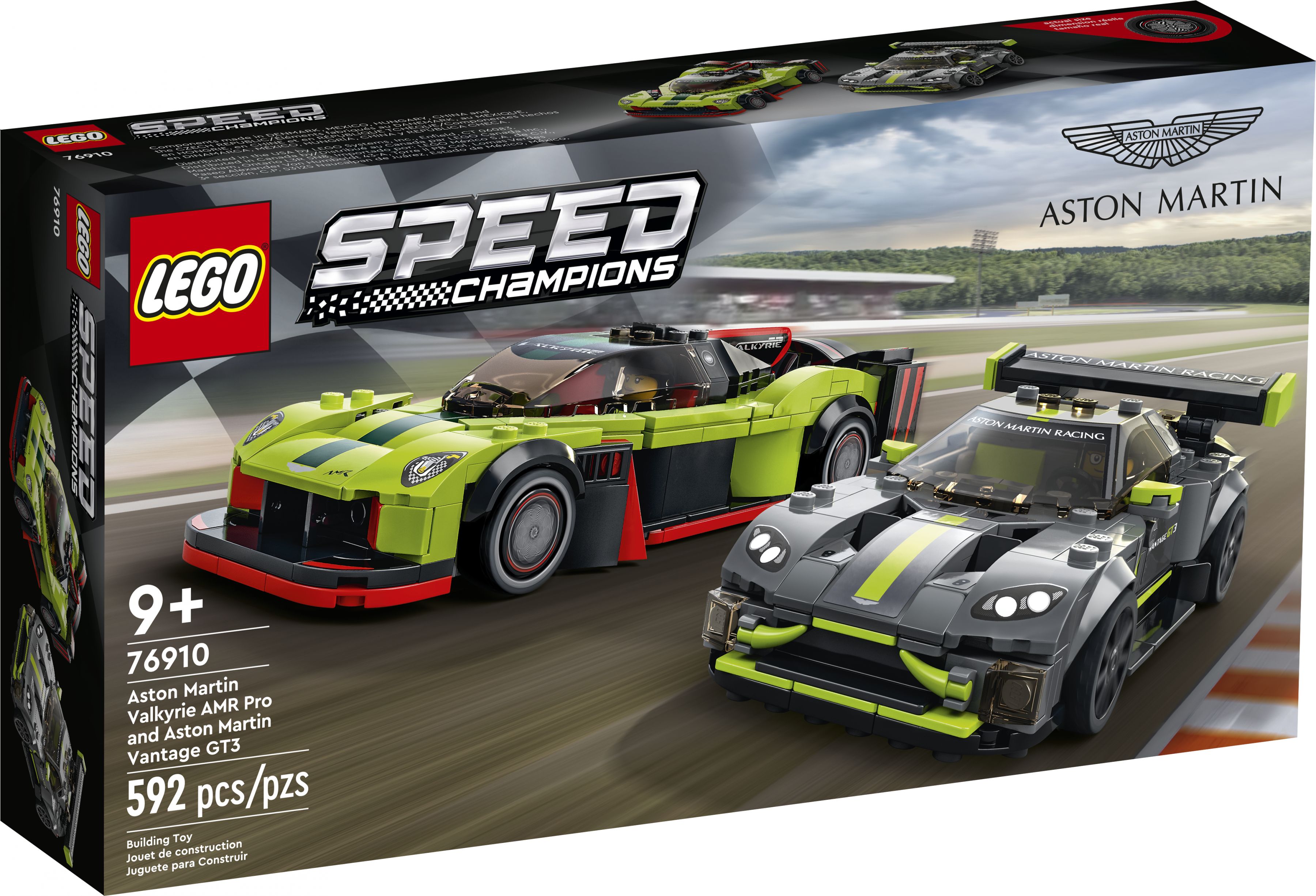 LEGO Speed Champions 76910 Aston Martin Valkyrie AMR Pro & Aston Martin Vantage GT3 LEGO_76910_Box1_v39.jpg